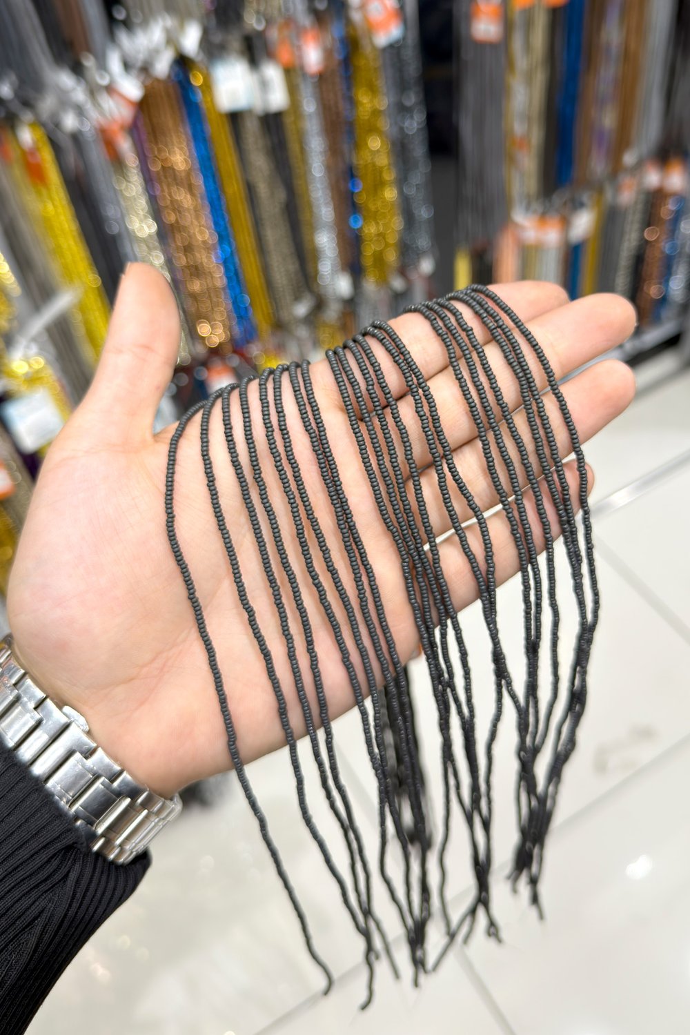 Hematit Taşı Rondela Kesim Mat Siyah 2x1mm Doğal Taş Dizi
