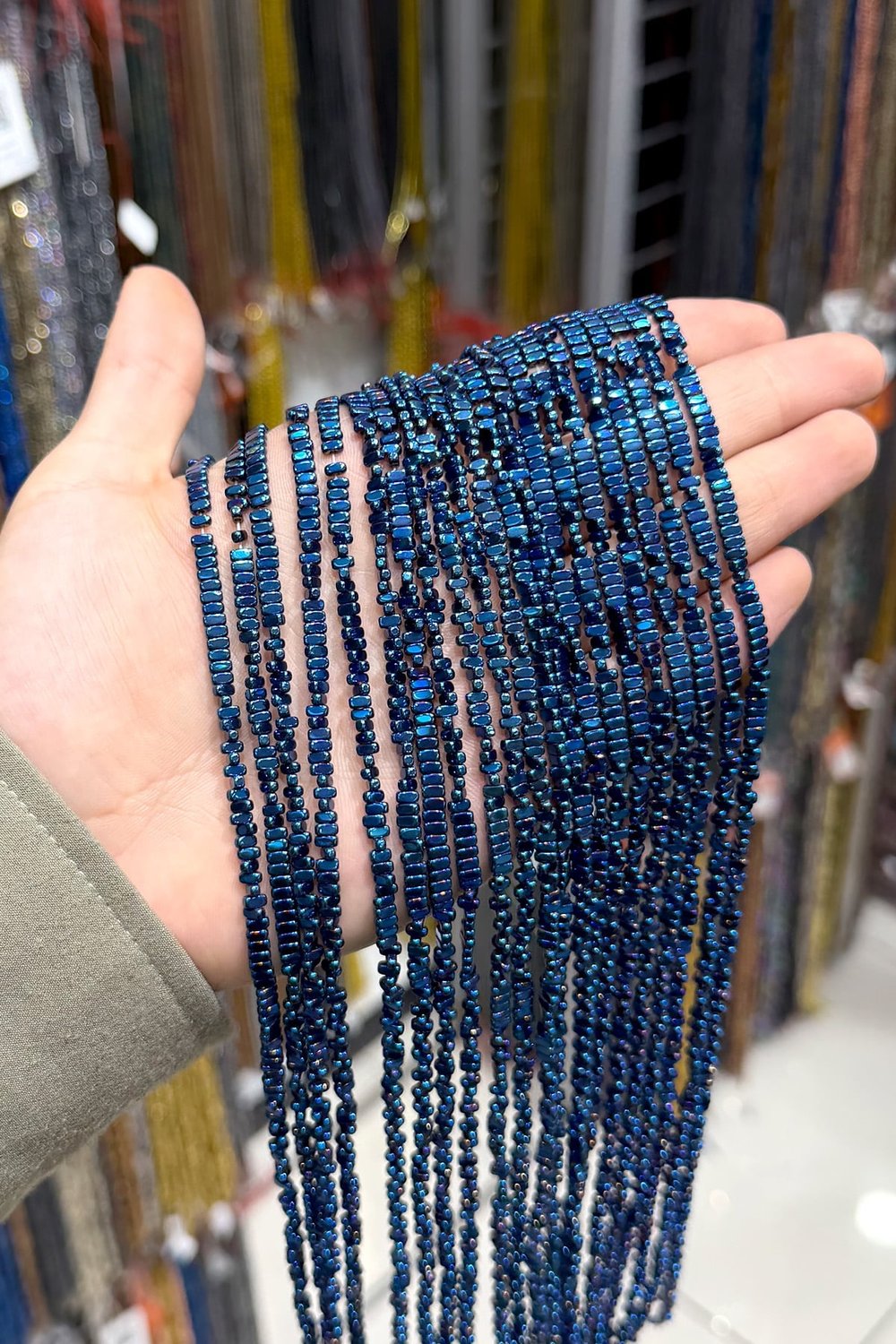 Hematit Taşı 2x4mm Yatsı Oval Kesim Doğal Taş Diziler