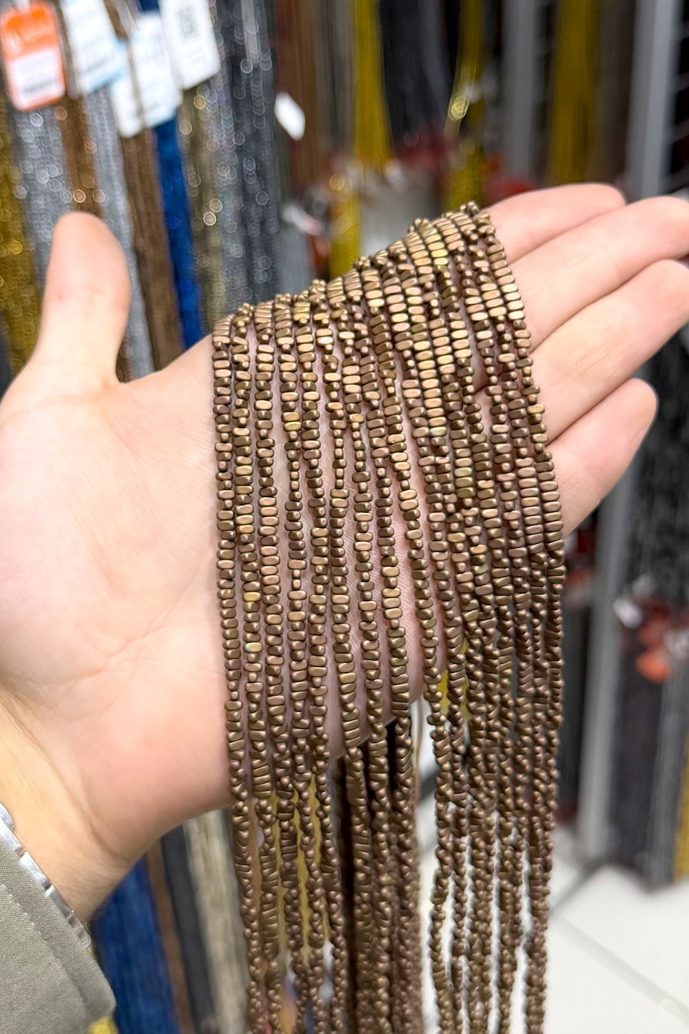 Hematit Taşı 2x4mm Yatsı Oval Kesim Doğal Taş Diziler
