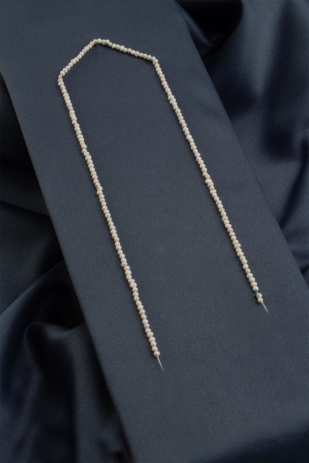 İnci Doğal Taş Basık Küre Kesim 2-3mm Dizi AB+