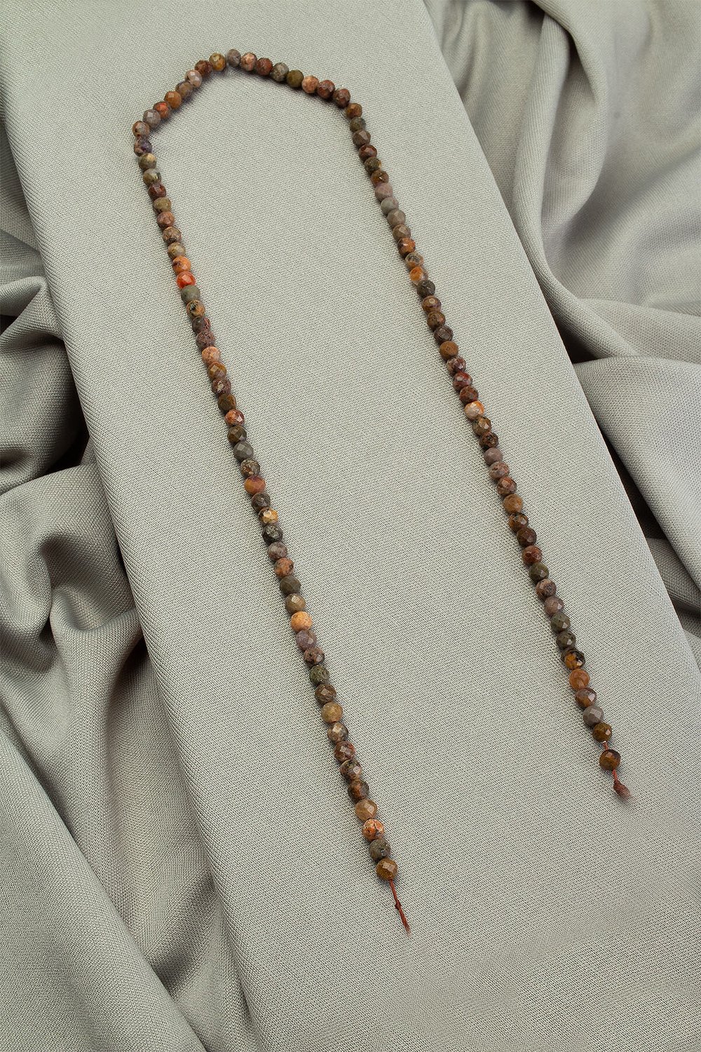 Jasper Taşı Faset Küre Kesim 4mm Doğal Taş Dizi