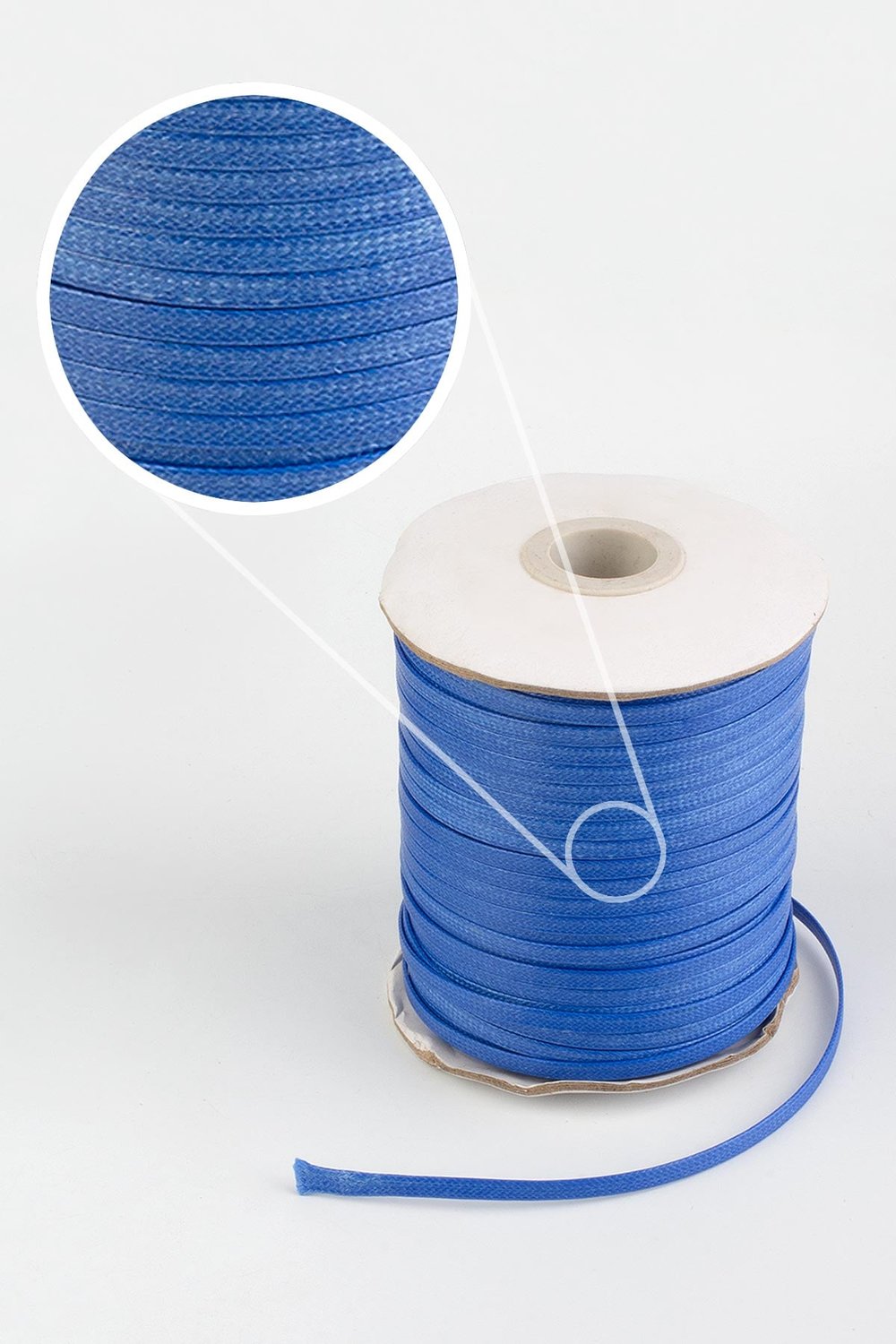Kore İpi Koyu Mavi Yassı Kesim 4x2mm 80m