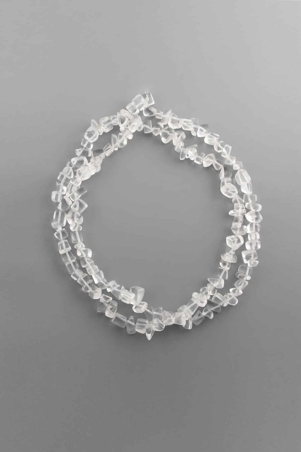 Kristal Kuvars Kırık Taş İri Boy Parlak 8x12mm Doğal Taş Dizi