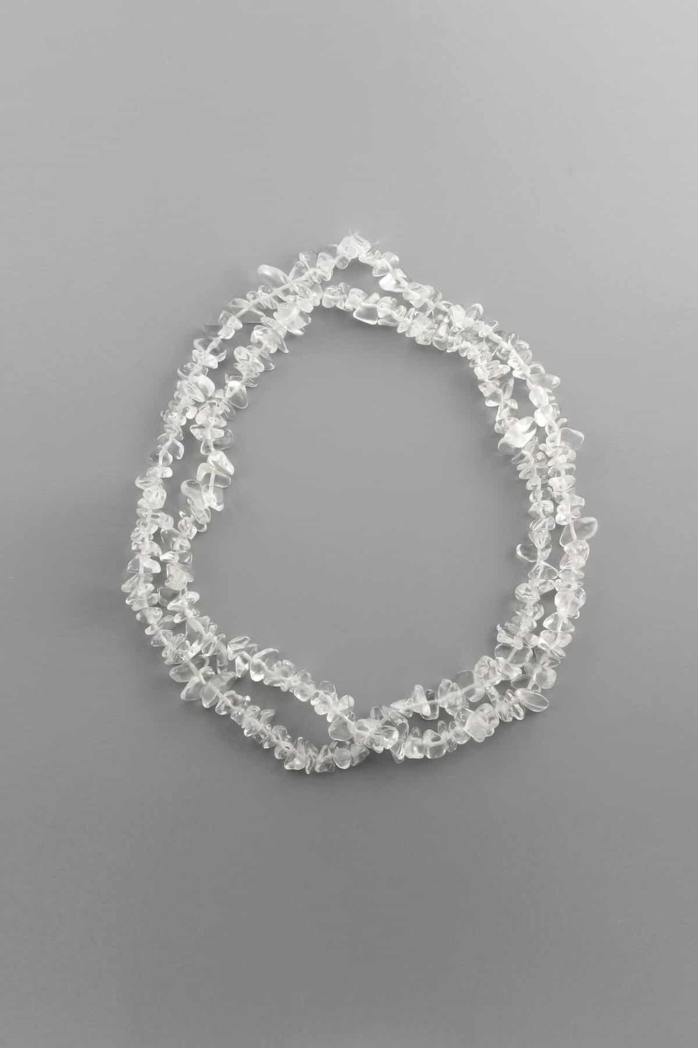 Kristal Kuvars Kırık Taş Orta Boy Parlak 5x8mm Doğal Taş Dizi