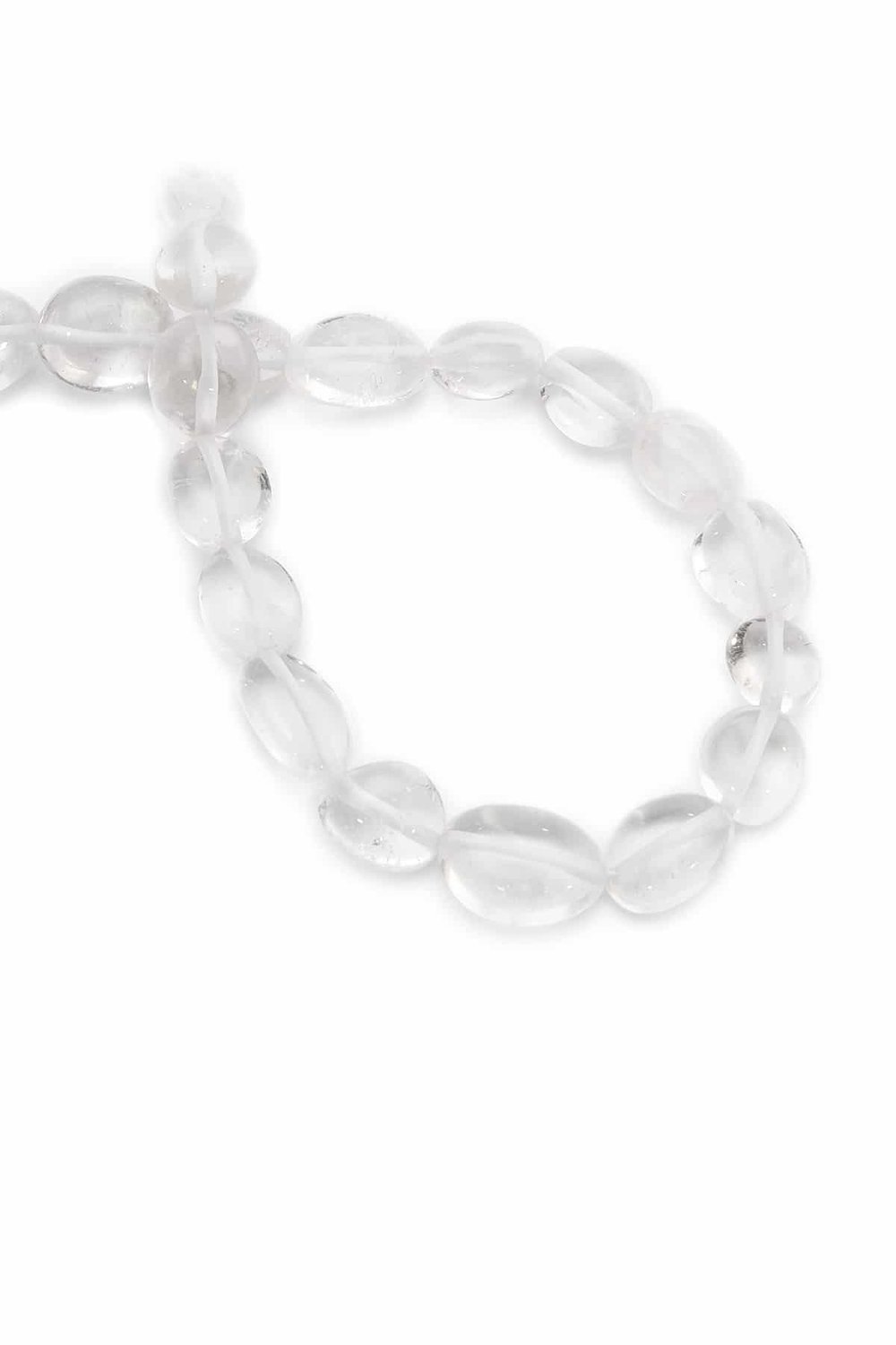 Kristal Kuvars Taşı Tımbıl Kesim 8x11mm Doğal Taş Dizi