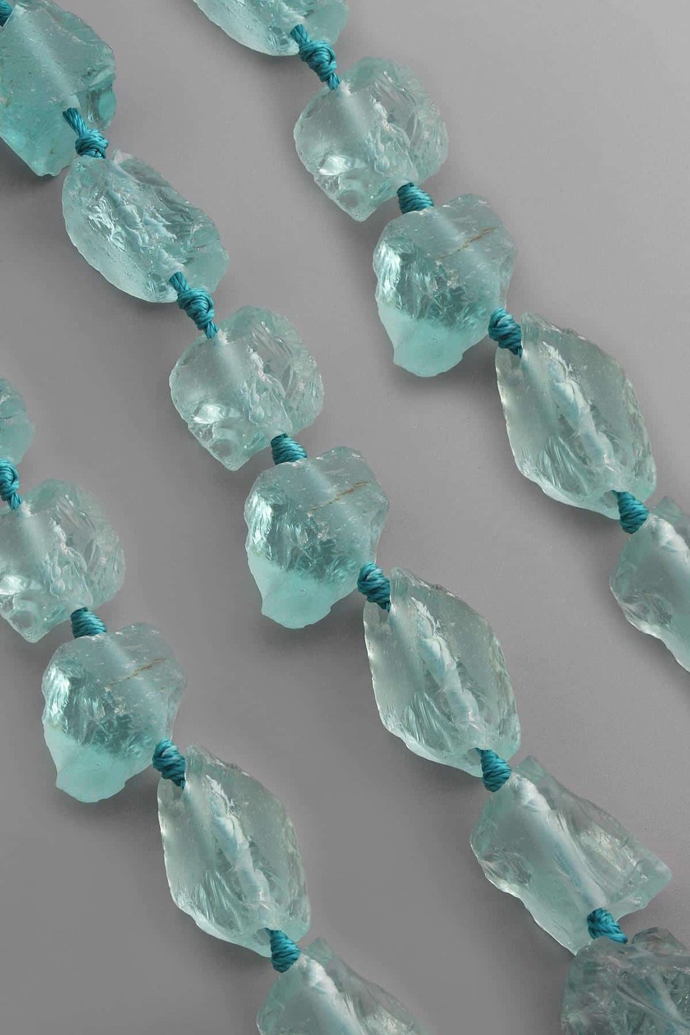 Quartz Natural Stone Crude Mass Cut 15x25mm String Of Beads