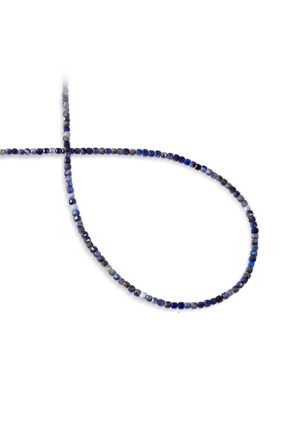 Lapis Lazuli Doğal Taş Faset Küp Kesim 2.5mm Dizi