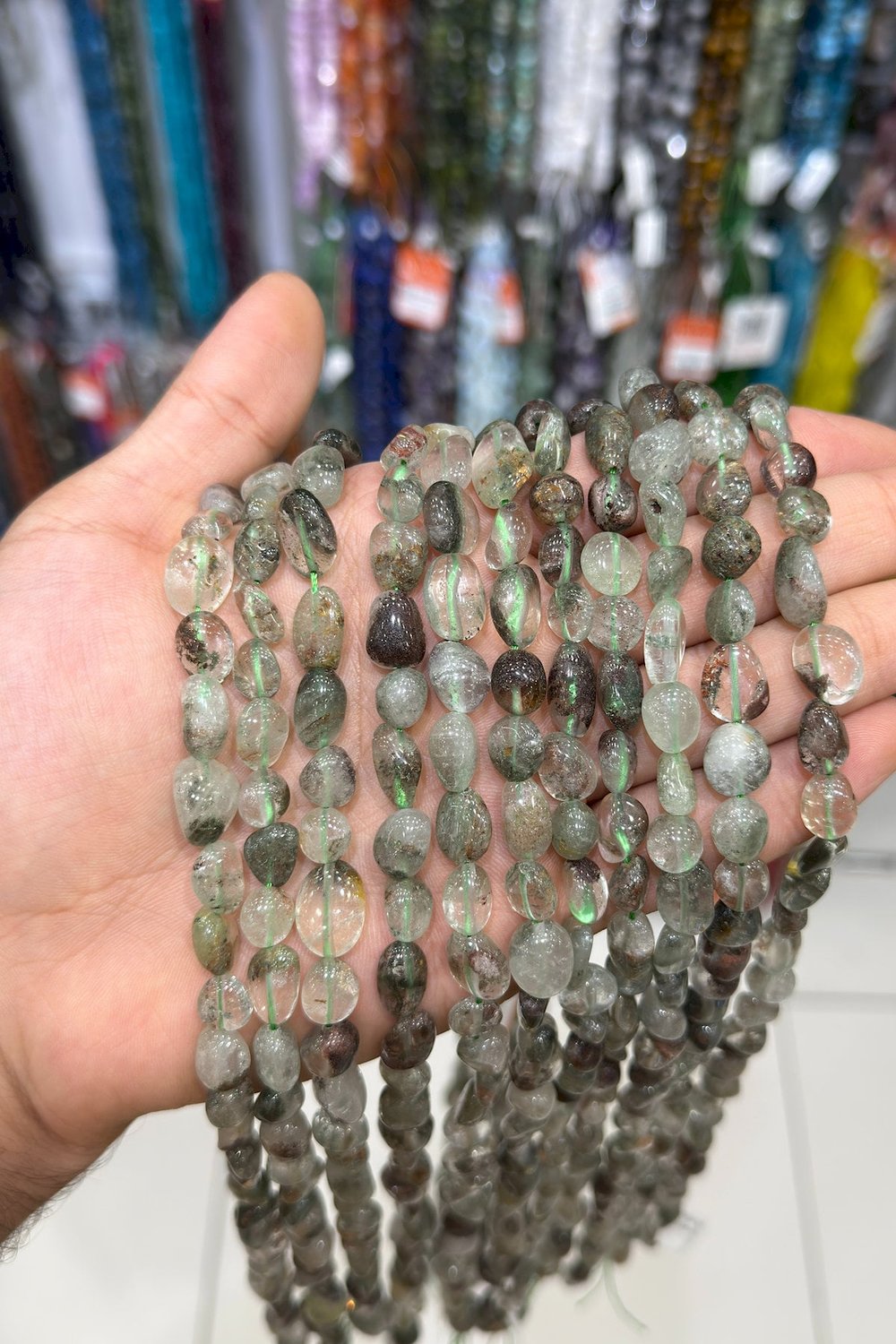 Lodolit Taşı Tımbıl Kesim 6x8mm Doğal Taş Dizi