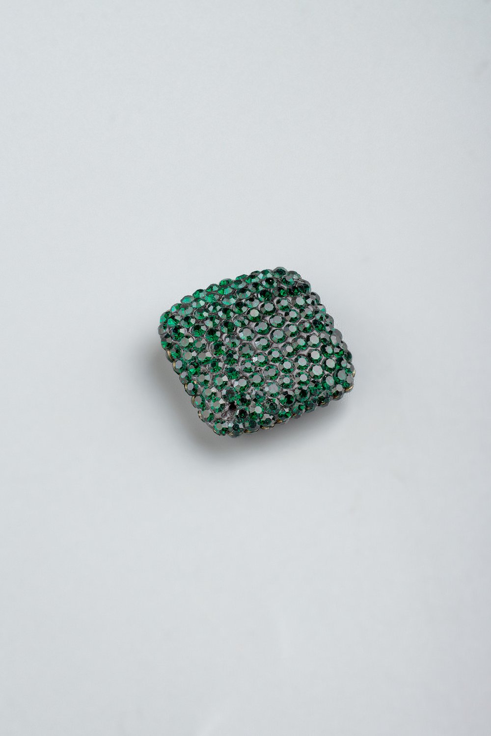 Marcasite Green Square-Cut 22x8mm Jewelry Finding
