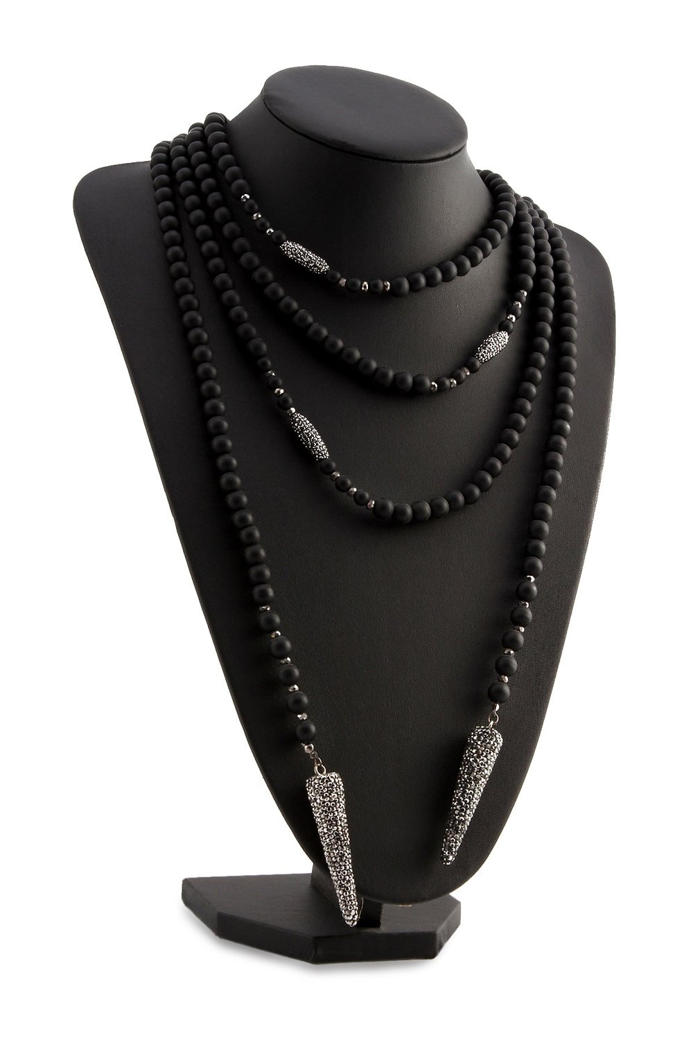 Matte Onyx Stone Necklace