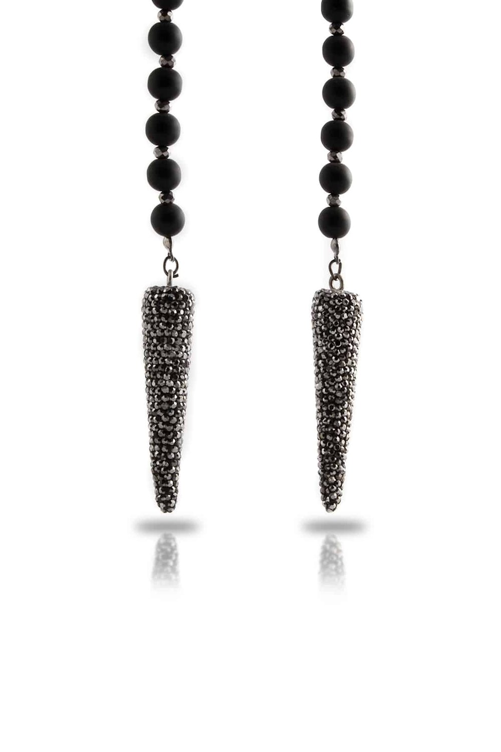 Matte Onyx Stone Necklace