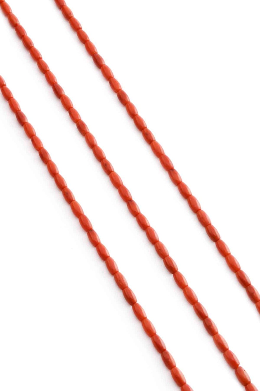 Mercan Taşı 3x5mm Doğal Taş Dizi
