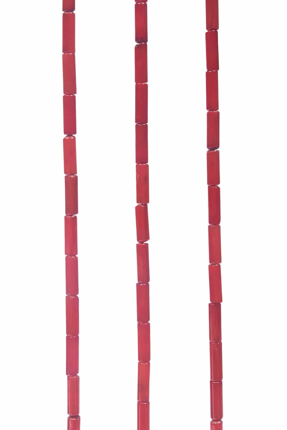 Coral Natural Stone 3x9mm String Of Beads