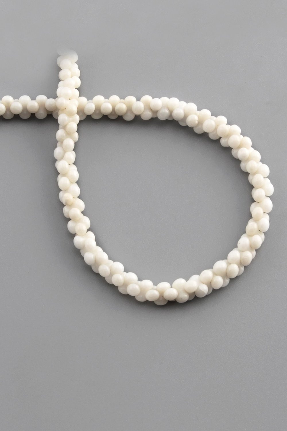 Coral Natural Stone White Bone Cut 6x3mm String Of Beads