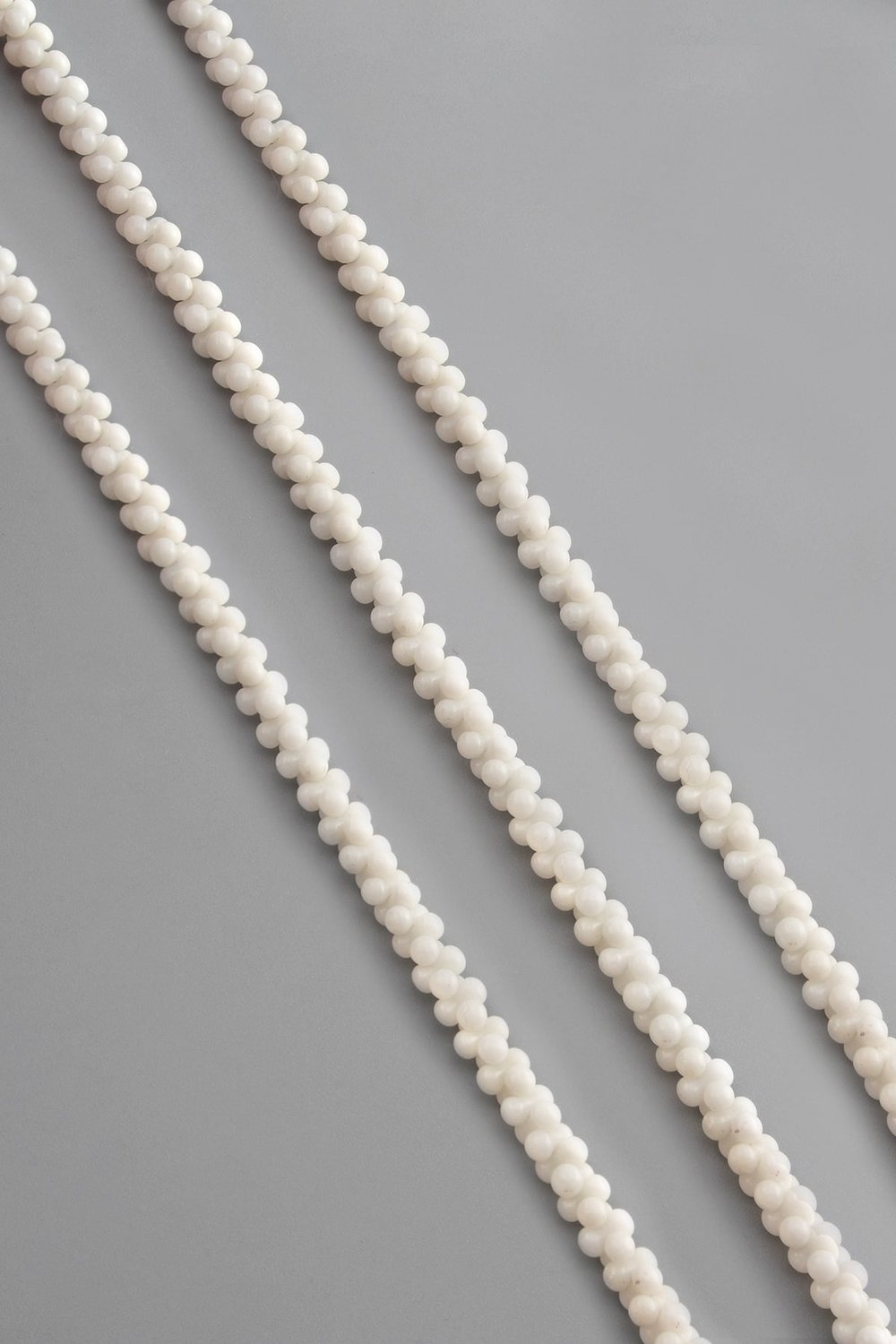Coral Natural Stone White Bone Cut 6x3mm String Of Beads