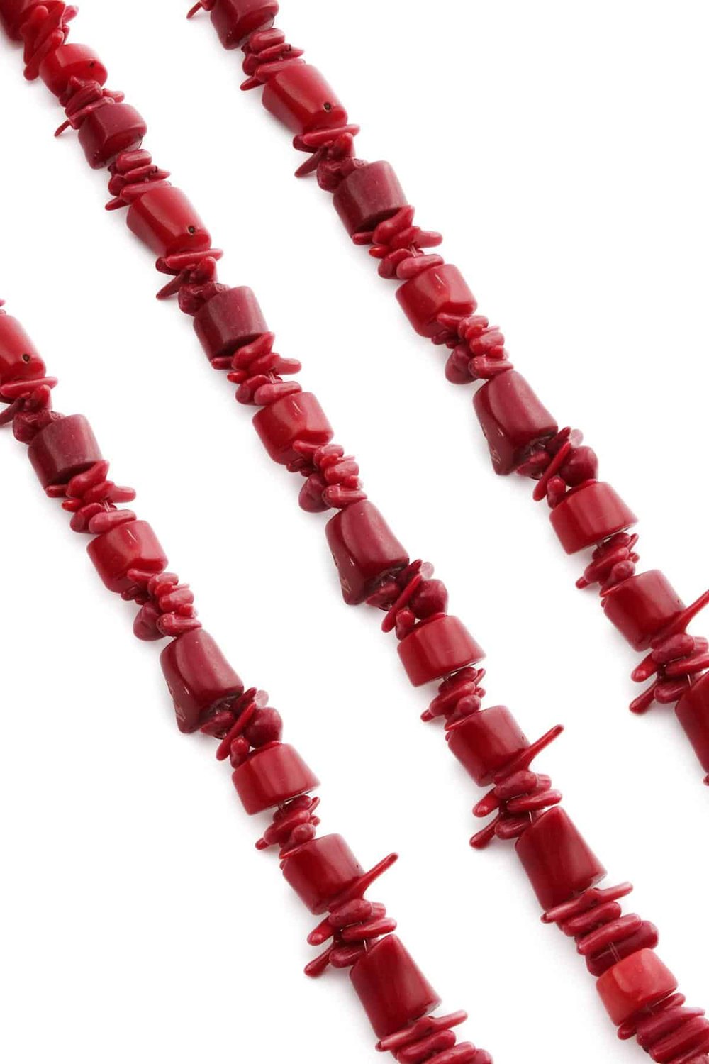 Mercan Taşı Kırmızı 12x7mm Doğal Taş Dizi