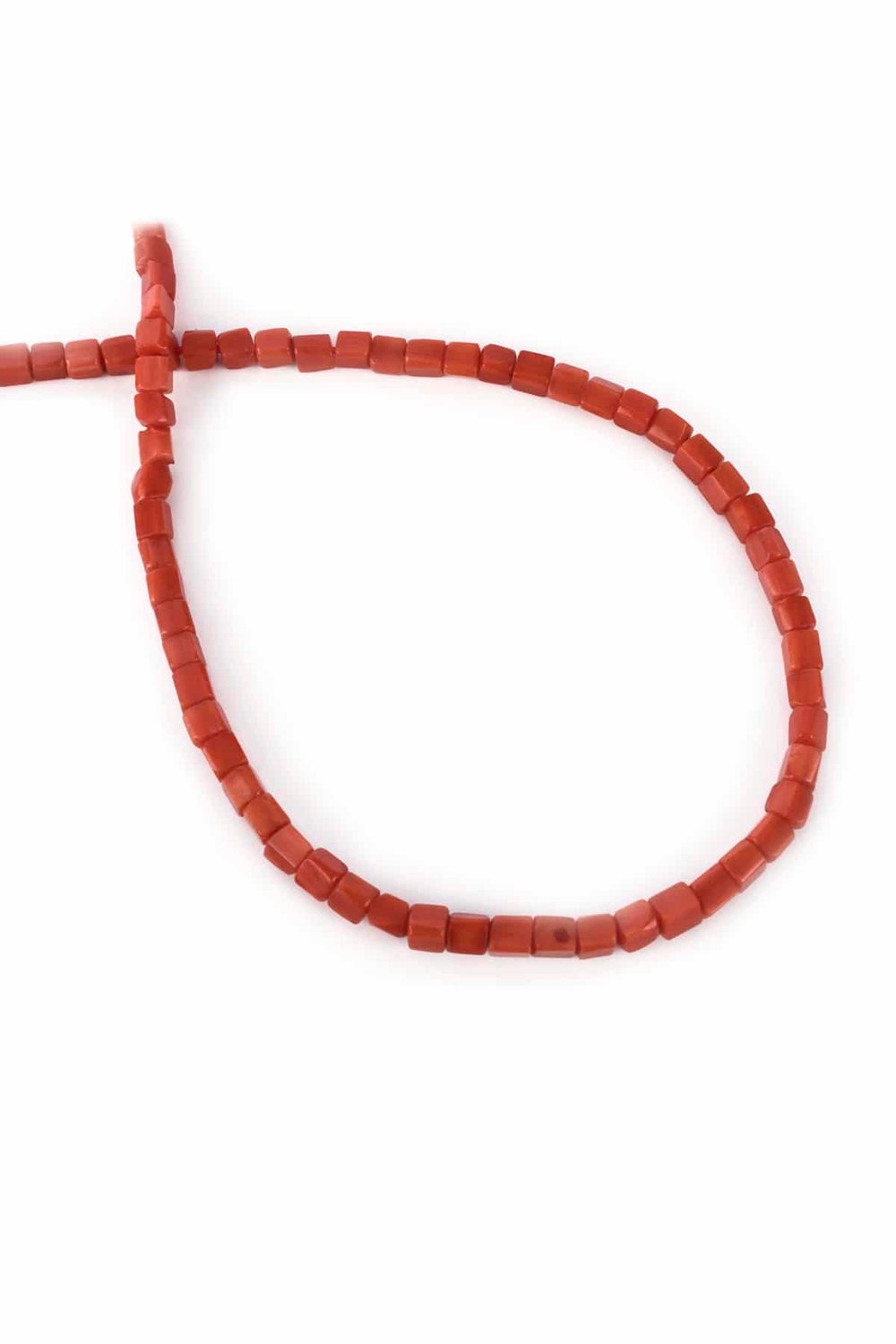 Mercan Taşı Küp Kesim 3x3mm Doğal Taş Dizi
