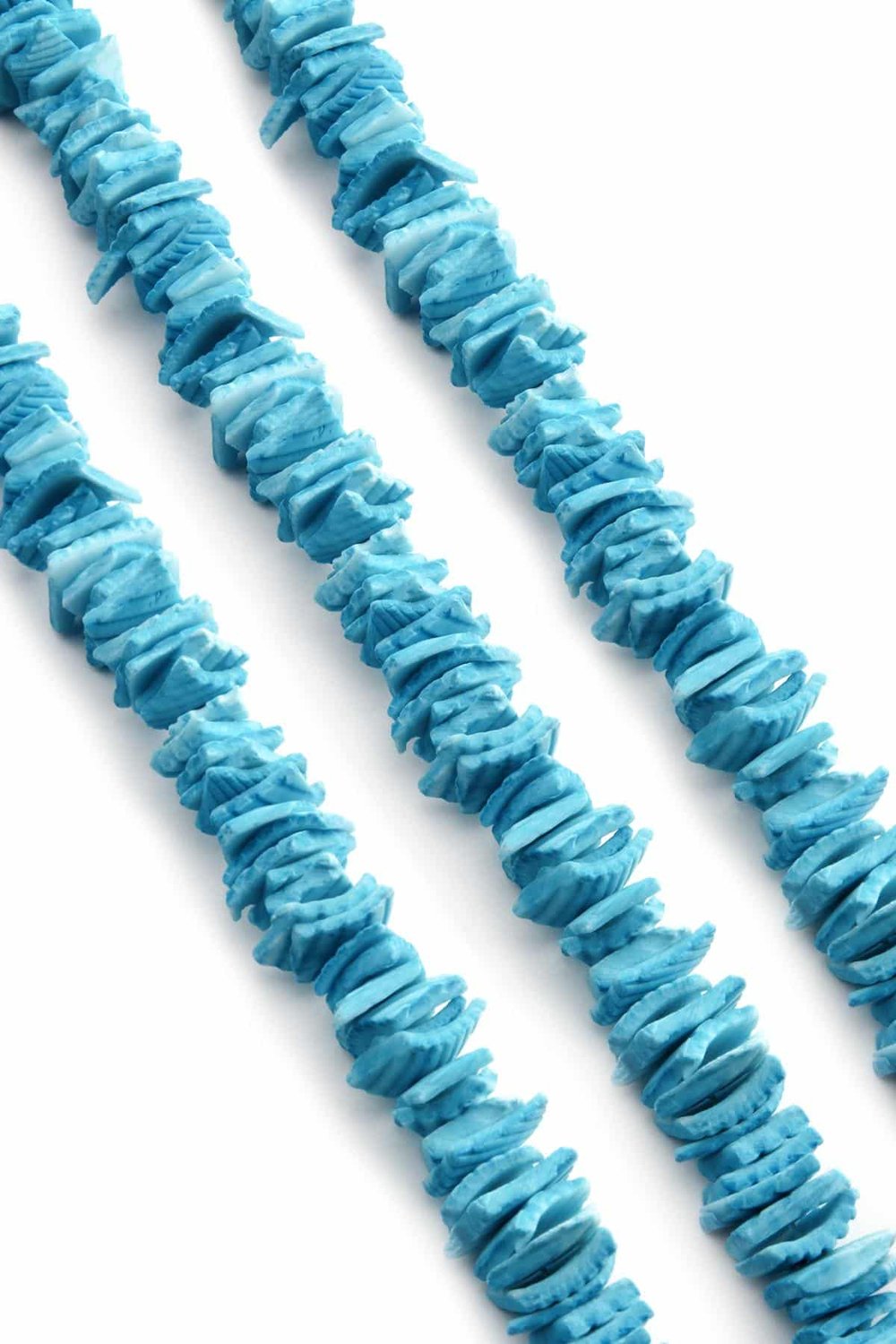 Mercan Taşı Dore Kesim Mat Açık Mavi 12x13mm Doğal Taş Dizi [AB+]