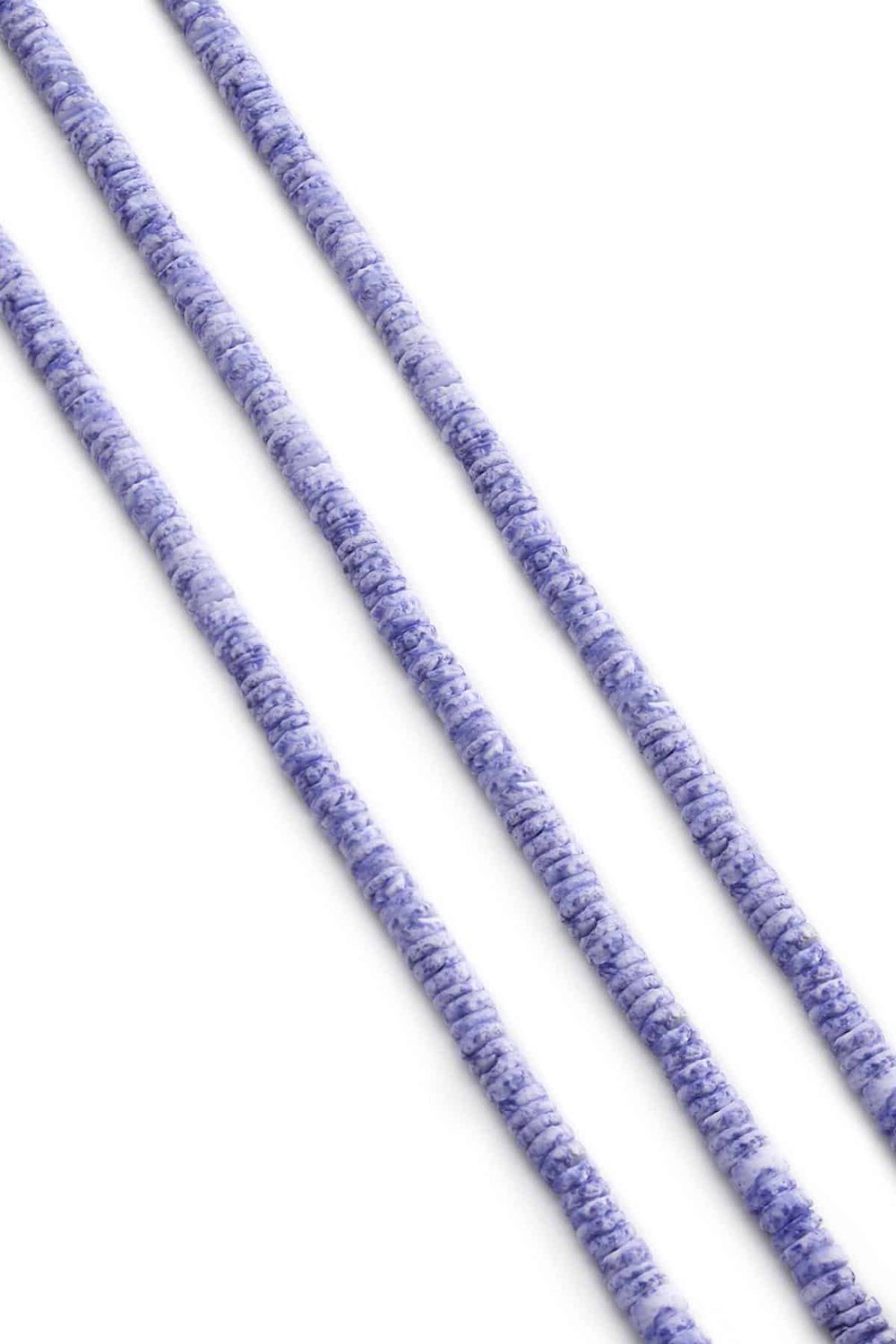Mercan Taşı Rondela Kesim Mat Lacivert 6x2mm Doğal Taş Dizi [AB+]