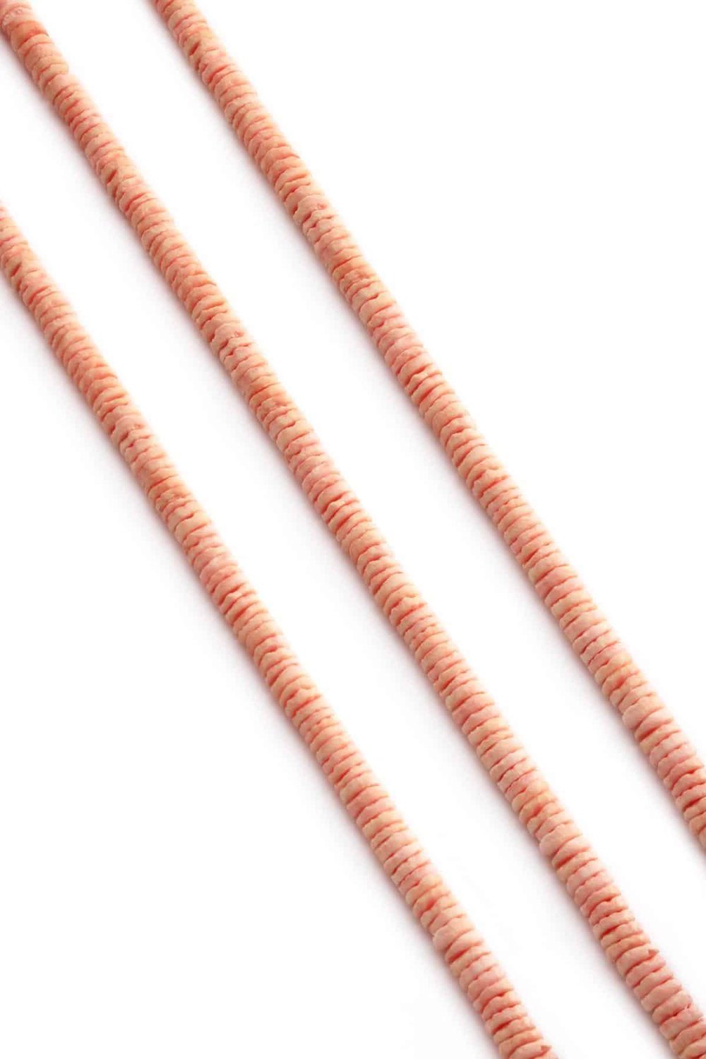 Mercan Taşı Rondela Kesim Mat Turuncu 6x2mm Doğal Taş Dizi [AB+]