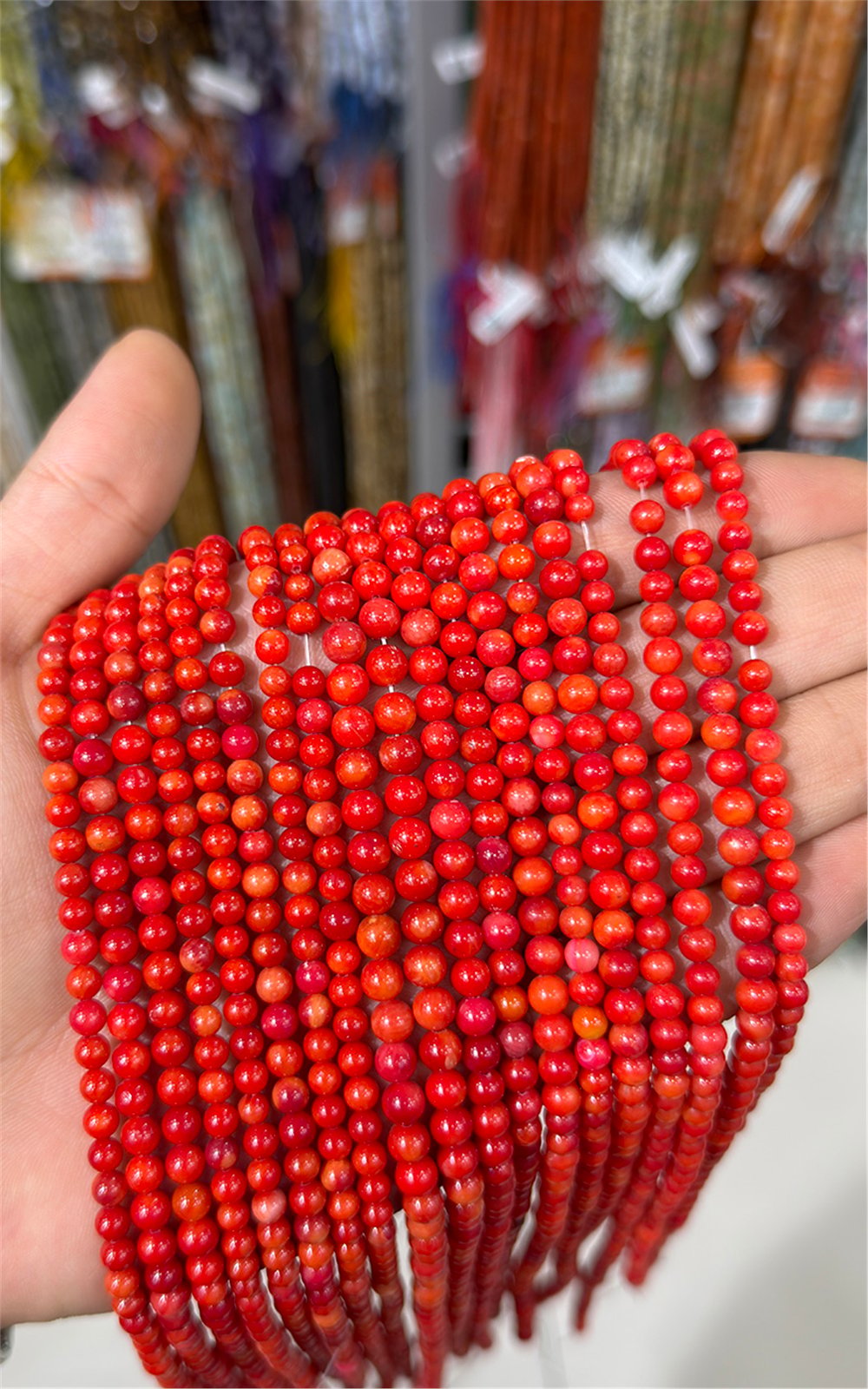 Mercan Taşı Küre Kesim 5mm Doğal Taş Dizi