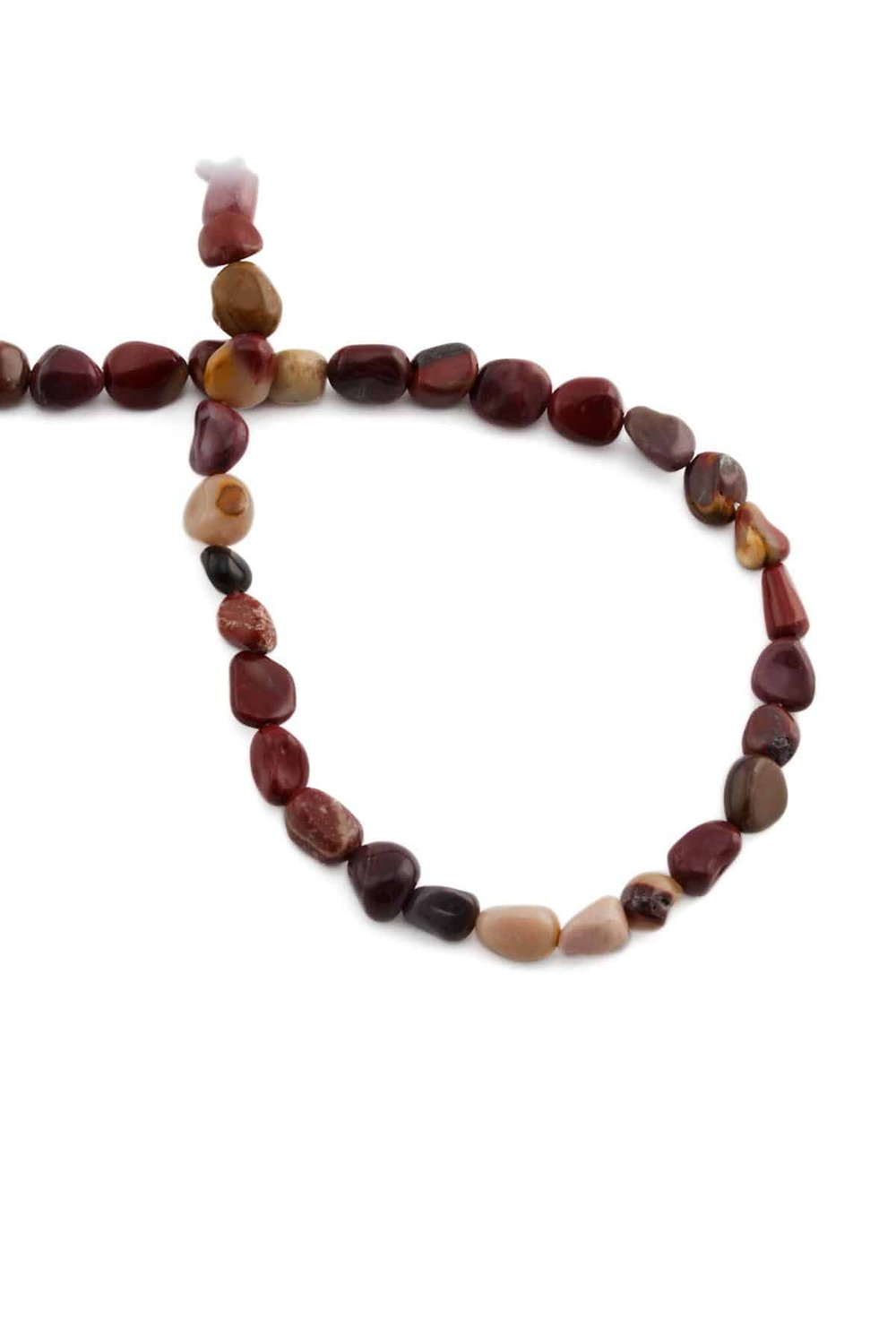 Mokait Jasper Taşı Tımbıl Kesim 6x8mm Doğal Taş Dizi