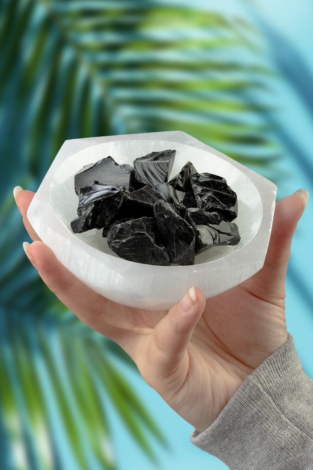 Obsidyen Taşı Ham Kütle - 100 Gram