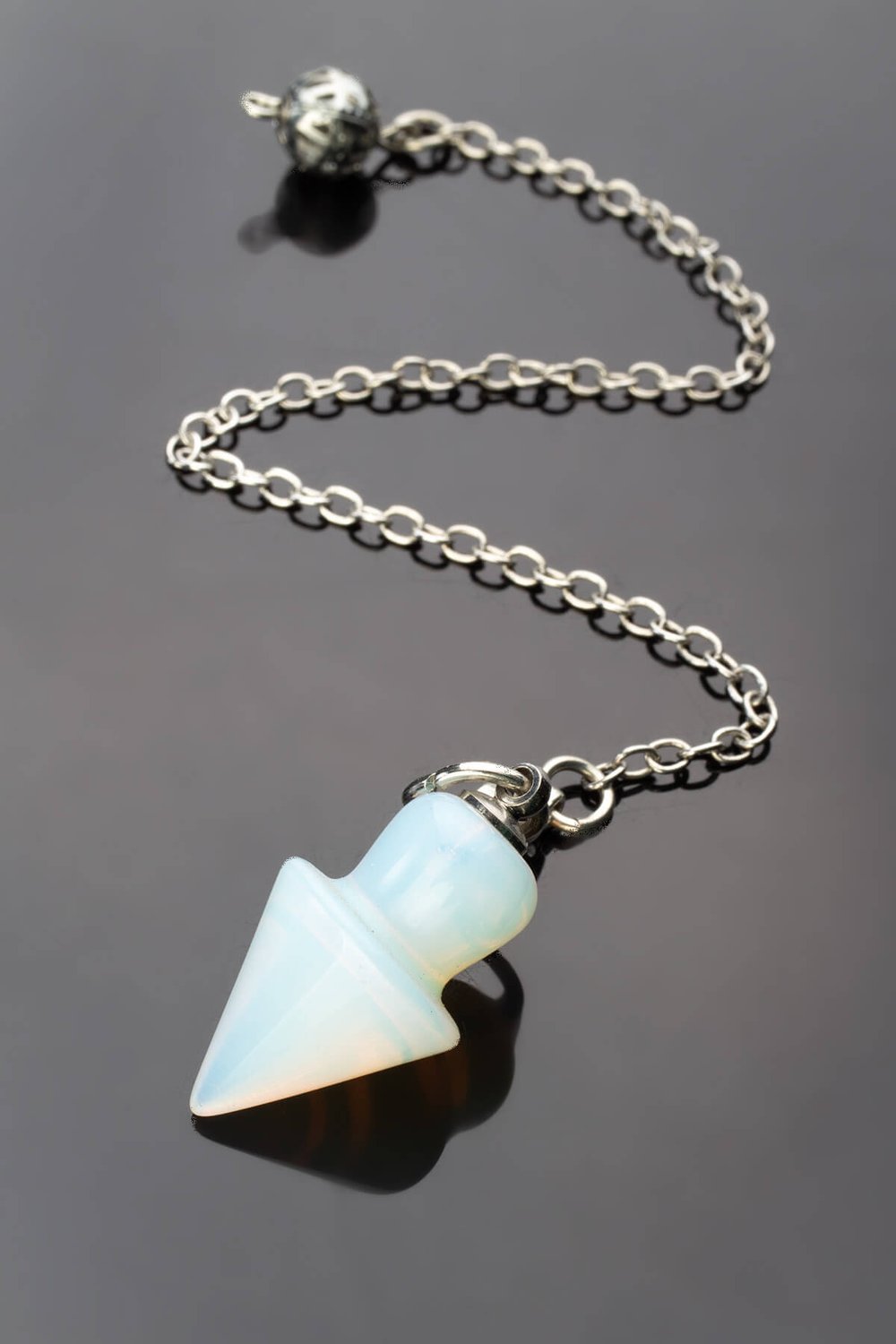 Opal Doğal Taş 15x23mm Pandül Sarkaç