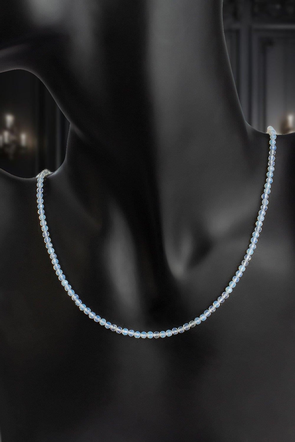 Opal Doğal Taş Faset Küre Kesim 3mm Kolye