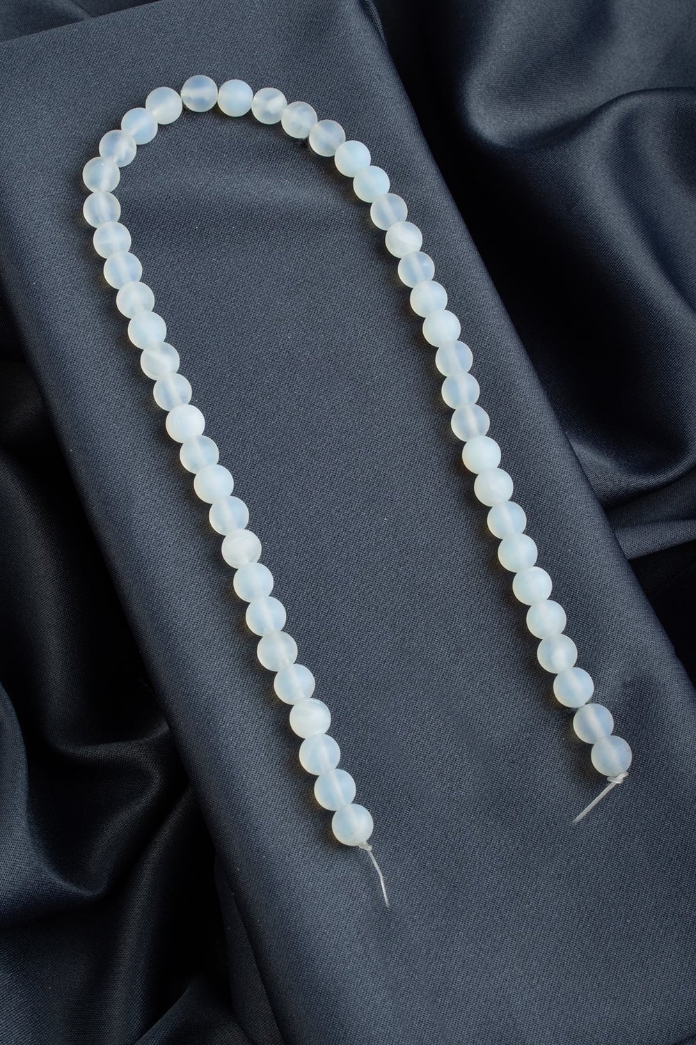 Opal Doğal Taş Mat Küre Kesim 8mm Dizi [AB]