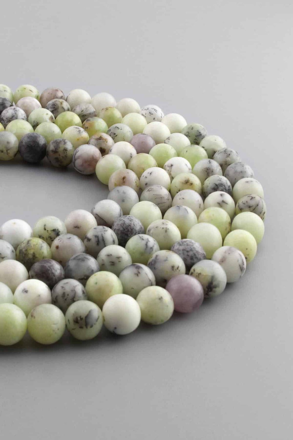 Opal Natural Stone Shiny Mix Globe Cut 8mm String Of Beads