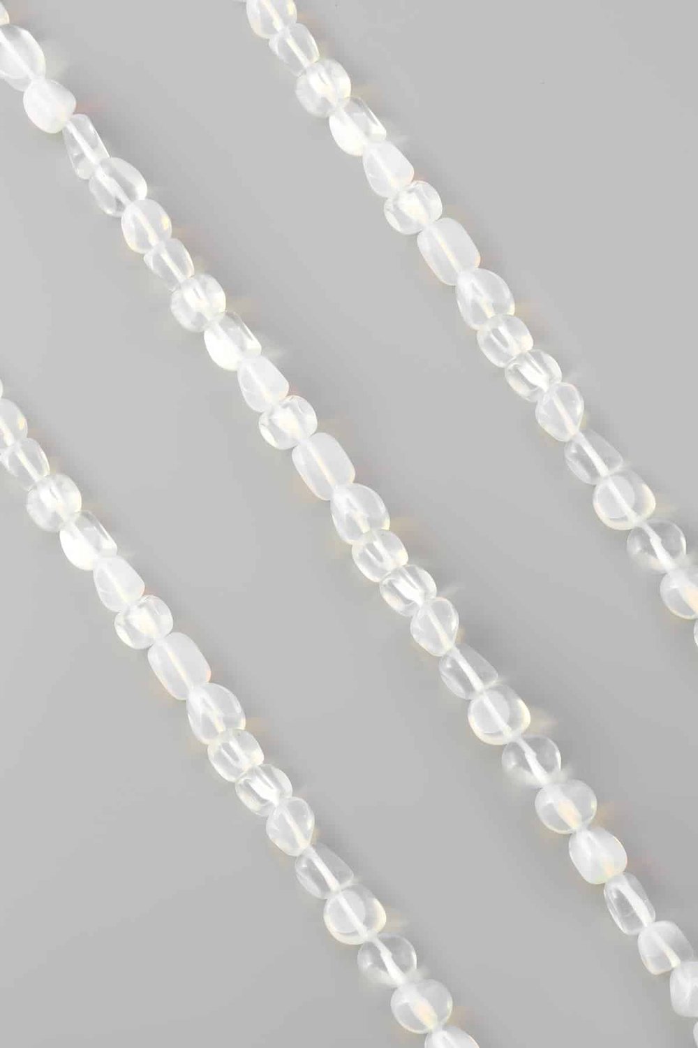 Opal Taşı Tımbıl Kesim Parlak 7x10mm Doğal Taş Dizi [AA]