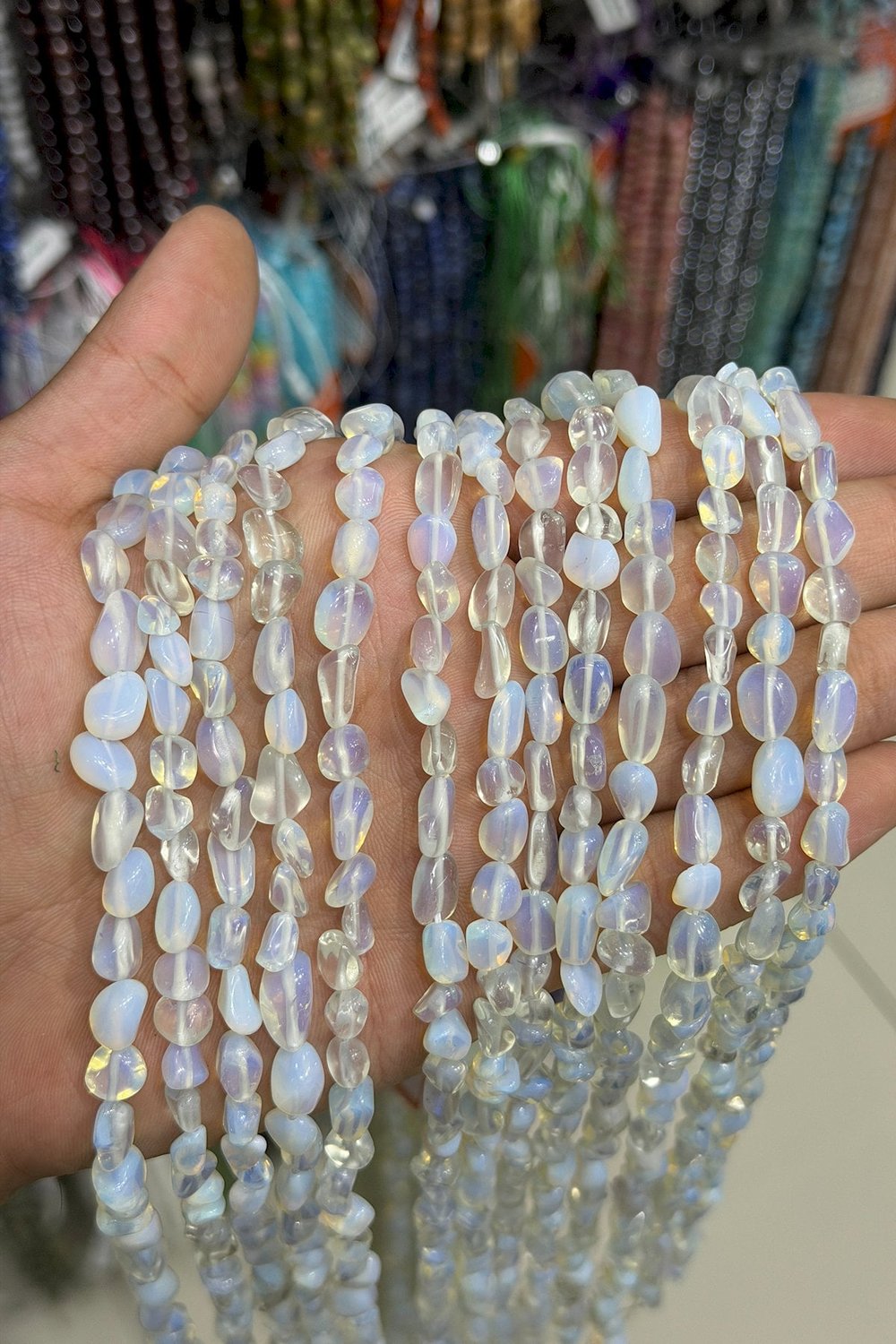 Opal Taşı Tımbıl Kesim 6x8mm Doğal Taş Dizi
