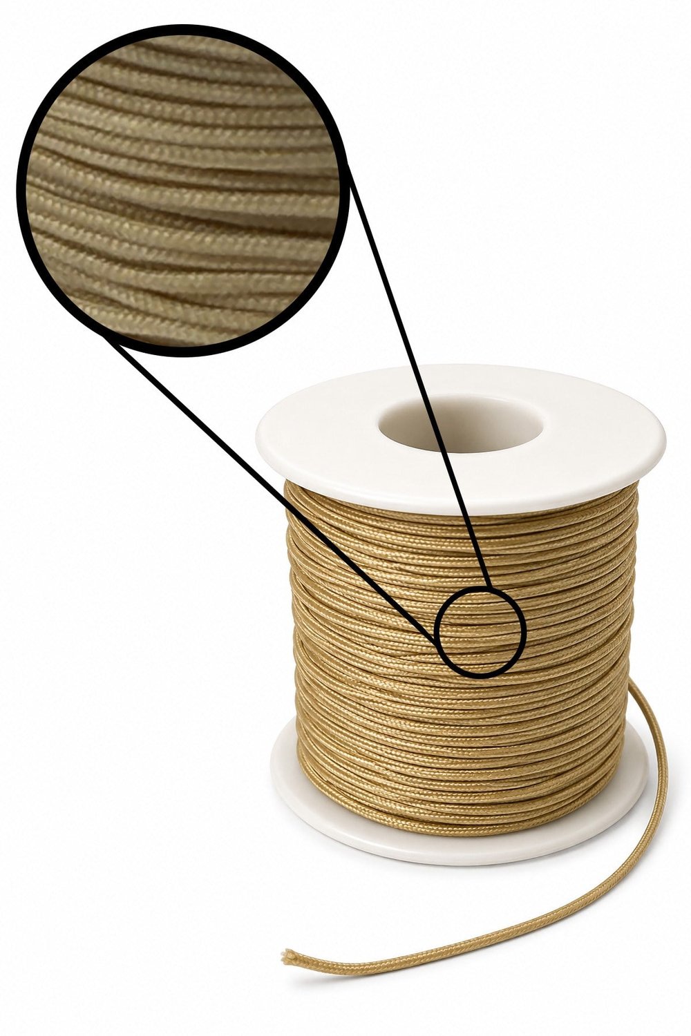 Paraşüt İp Antik Krem 1mm AA