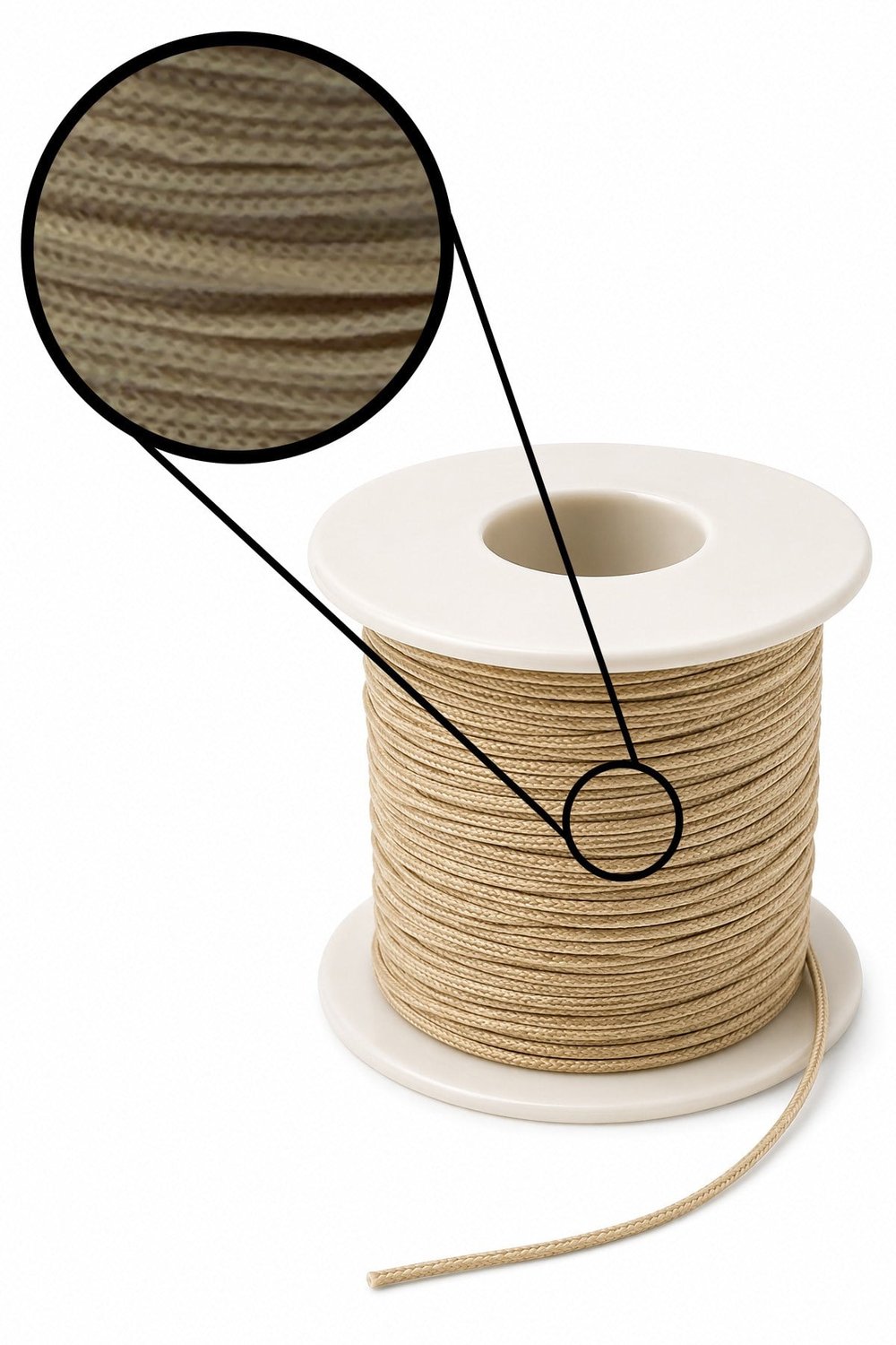 Paraşüt İp Antik Krem 1mm AB