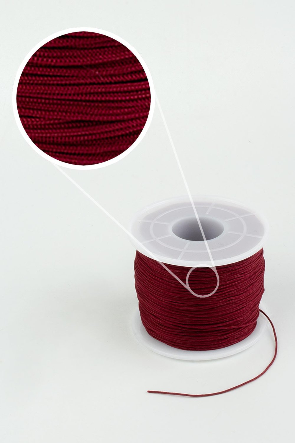 Paraşüt İp Bordo 0.8mm AB