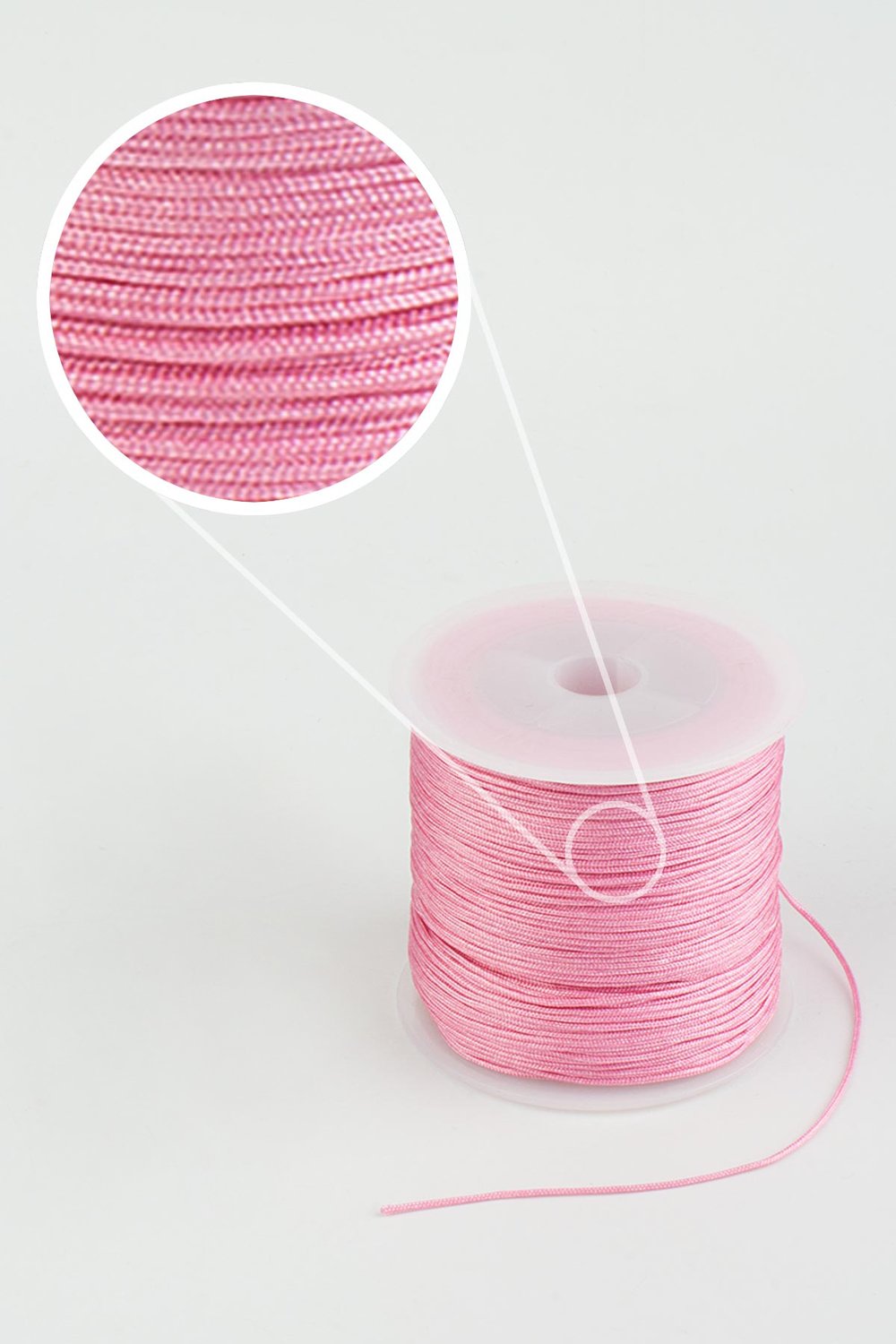 Parachute Cord Dark Pink 0.8mm AA [90 Metre]