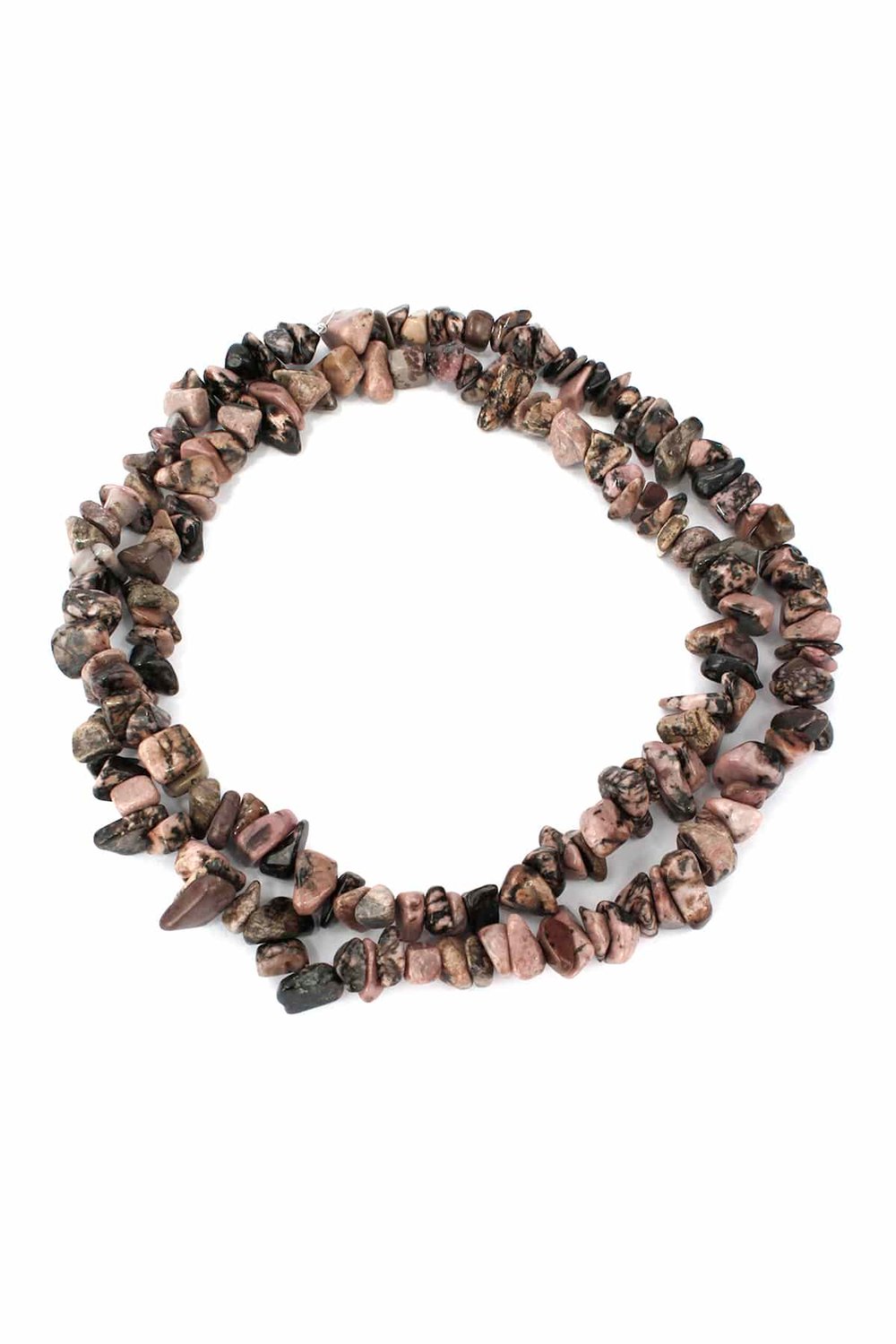 Rodonit Kırık Taş İri Boy 8x12mm Doğal Taş Dizi