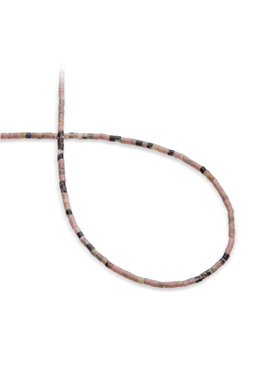 Rodonit Taşı Silindir Kesim 2x2mm Doğal Taş Dizi