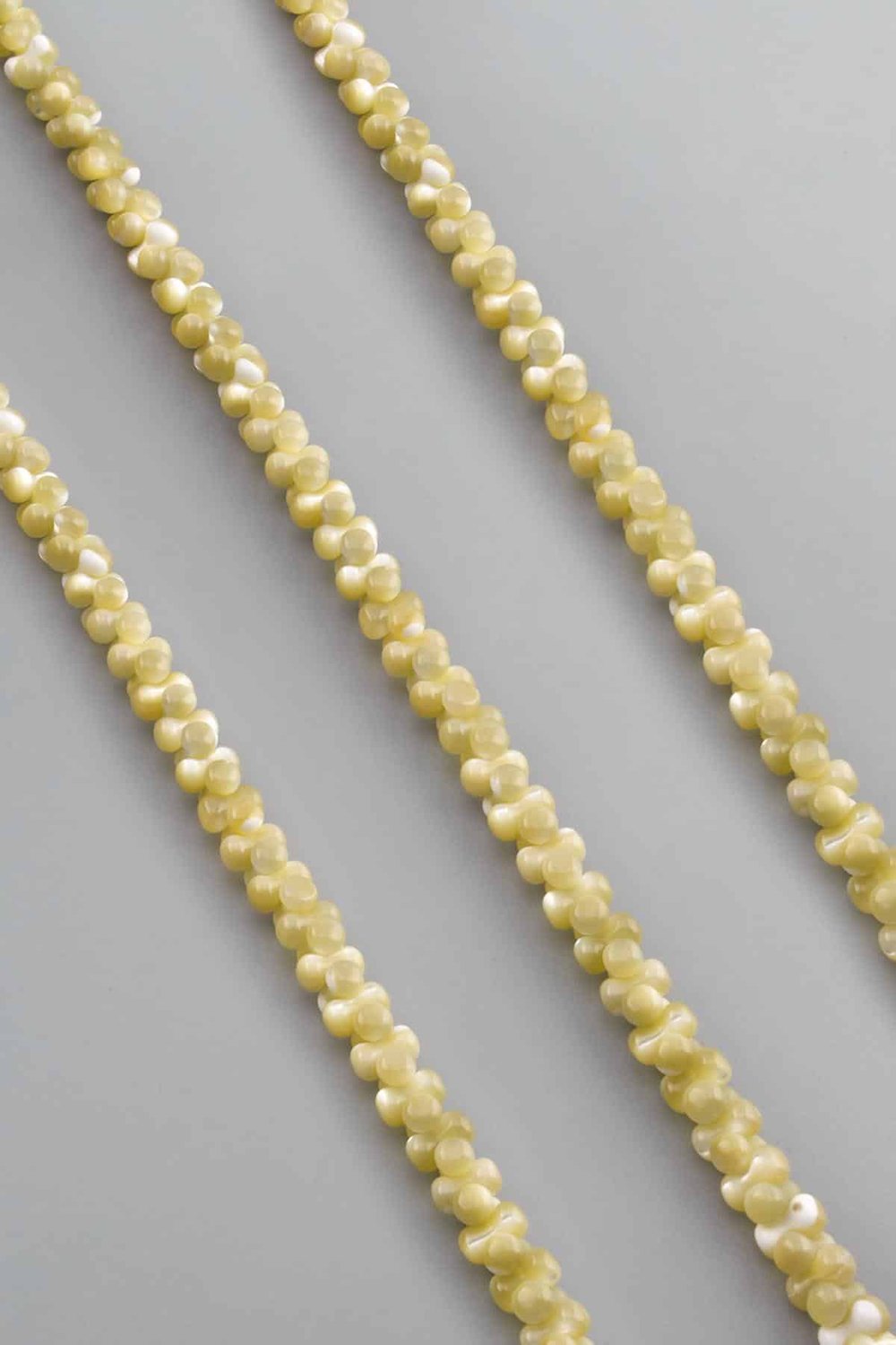 Sedef Taşı Parlak Kahverengi 3x6mm Doğal Taş Dizi [AA]