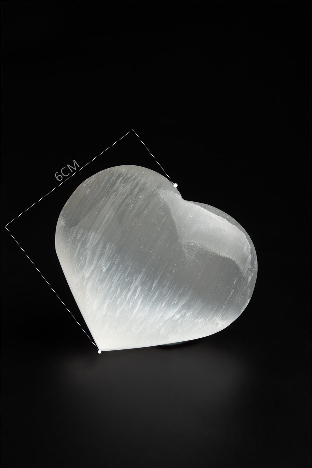 Selenit Kalp 6cm