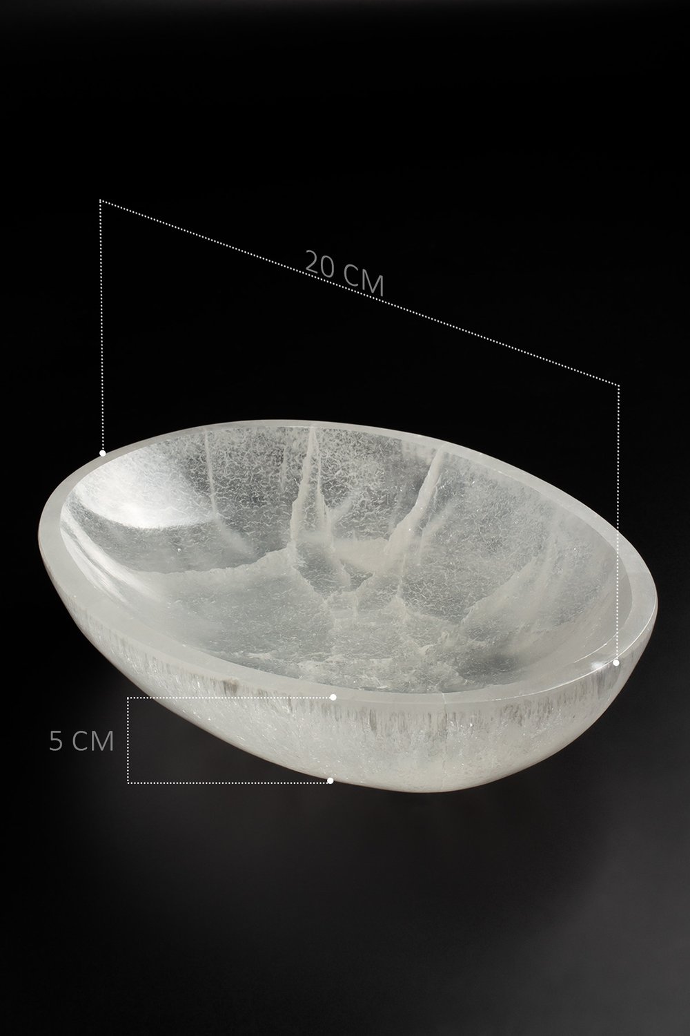 Selenit Oval Kase 20cm