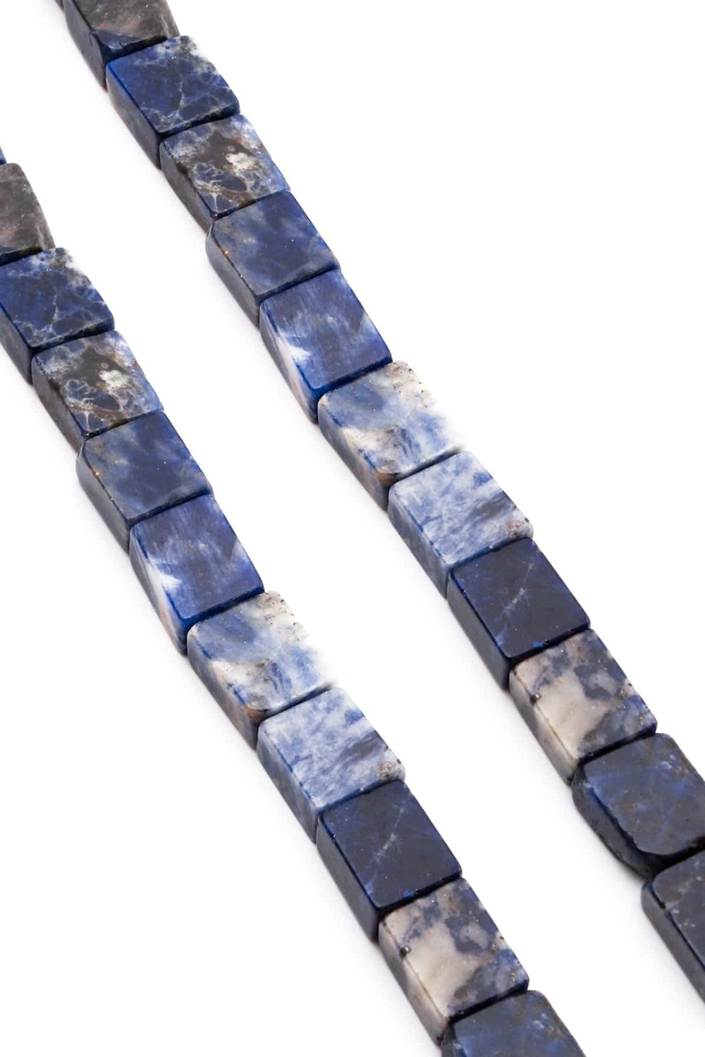 Sodalit Taşı Dikdörtgen Kesim 10x13mm Doğal Taş Dizi
