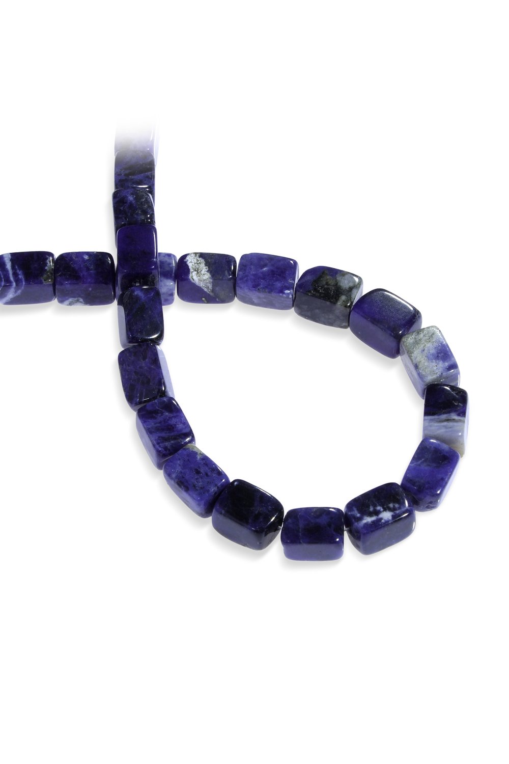 Sodalit Doğal Taş Dikdörtgen Kesim 10x14mm Dizi