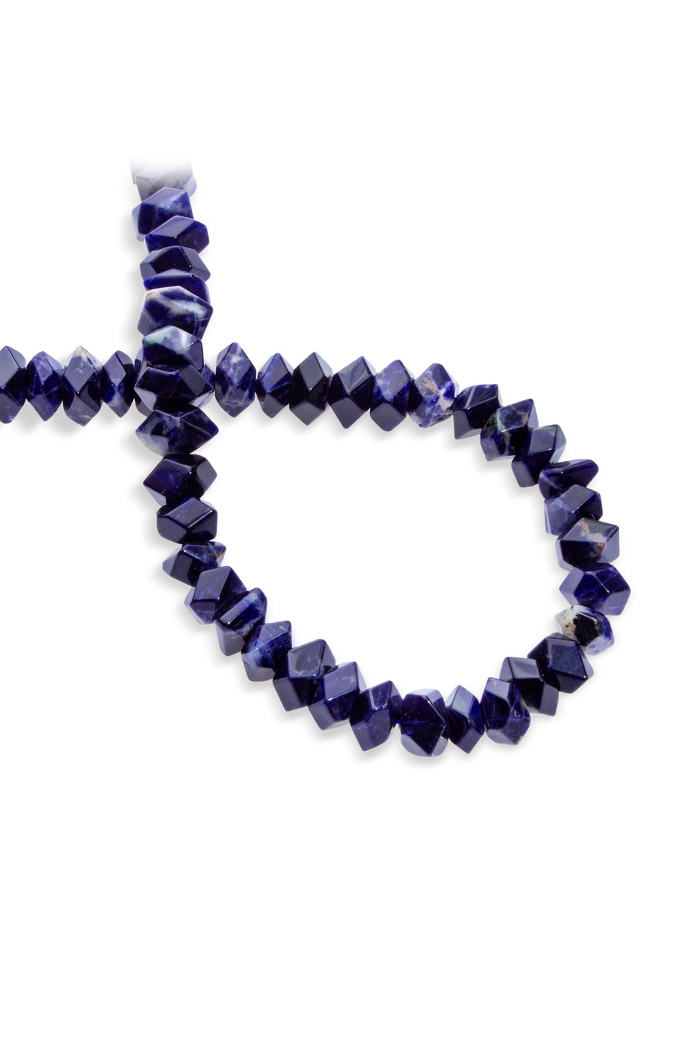 Sodalit Doğal Taş Rondela Kesim 10x7mm Dizi