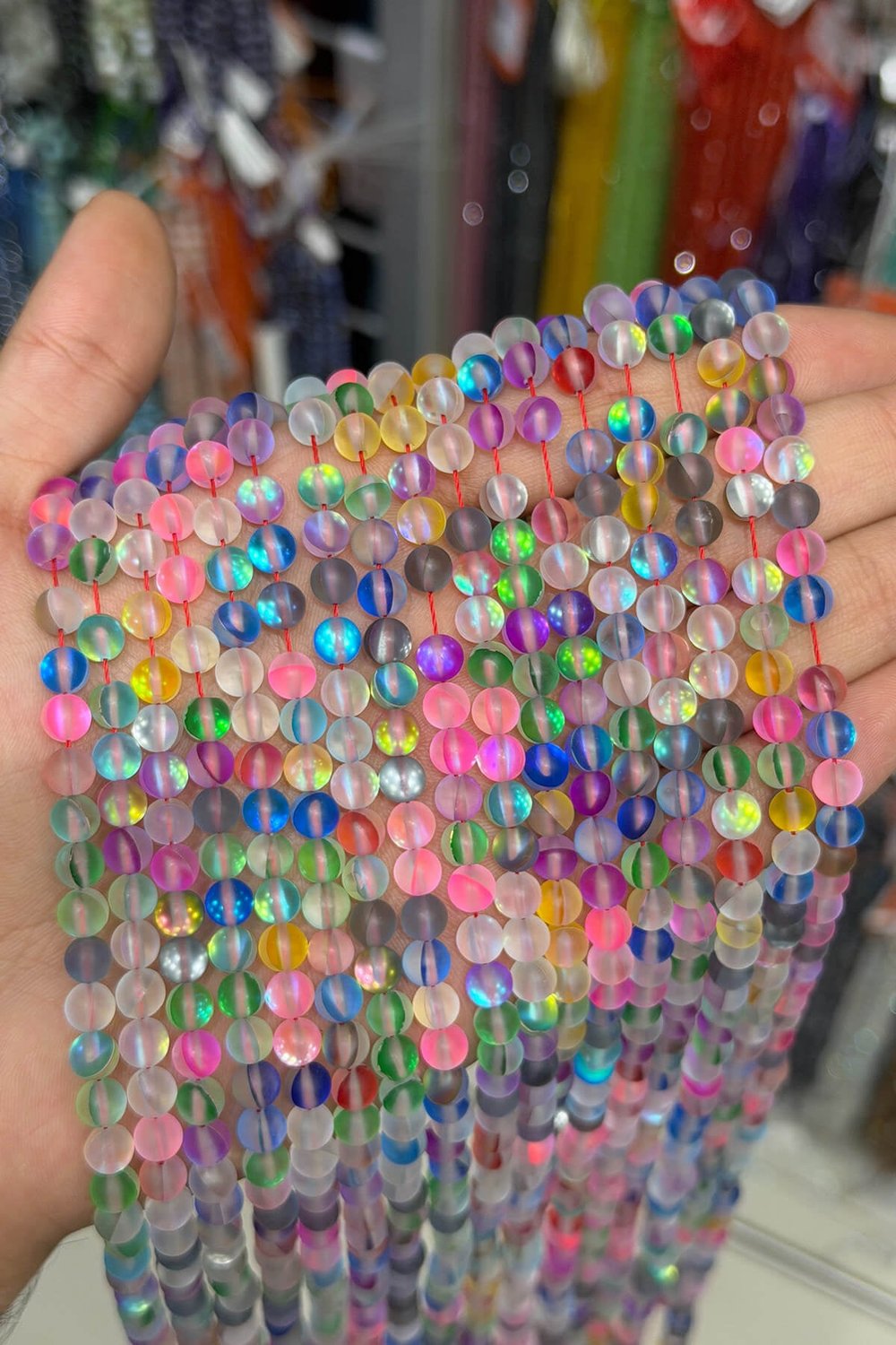 Termal Kuvars Taşı Küre Kesim Mat Karışık 6mm Doğal Taş Dizi