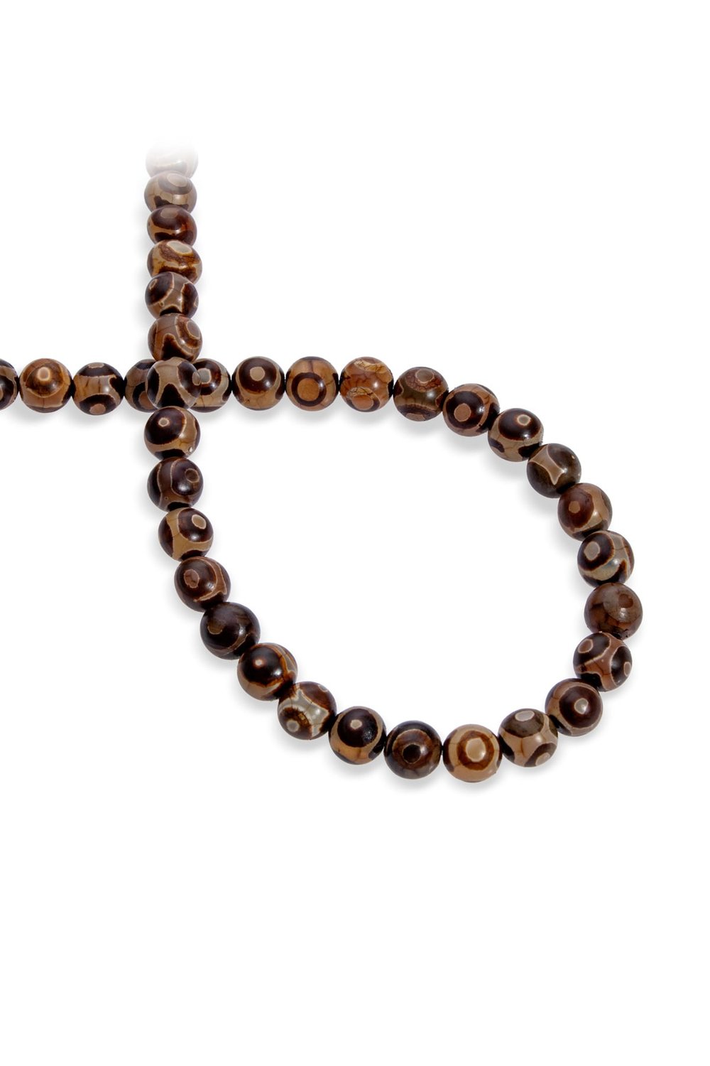 Tibet Akik Taşı Küre Kesim 8mm Doğal Taş Dizi
