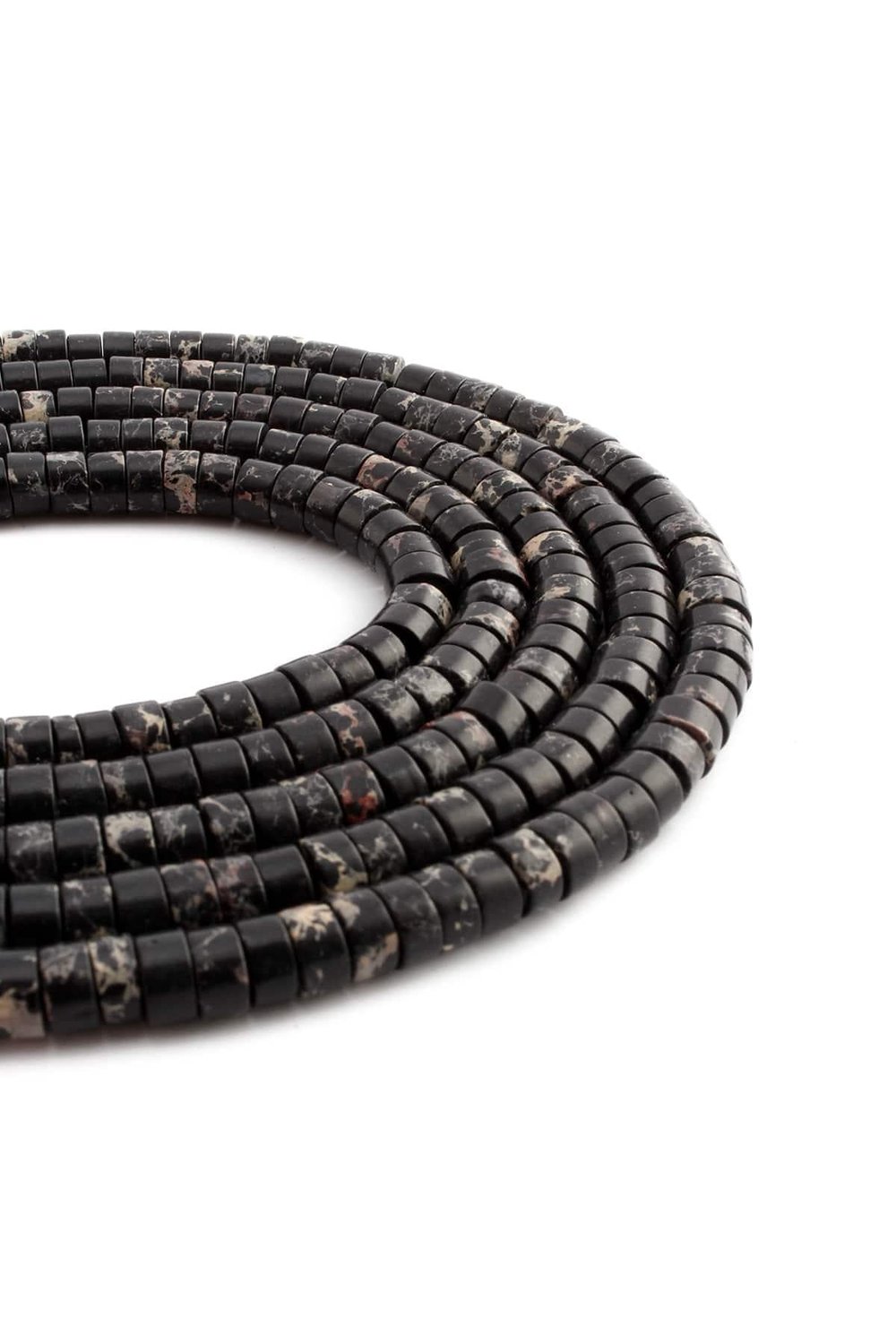 Varisit Natural Stone Dore Cut 6x3mm String Of Beads