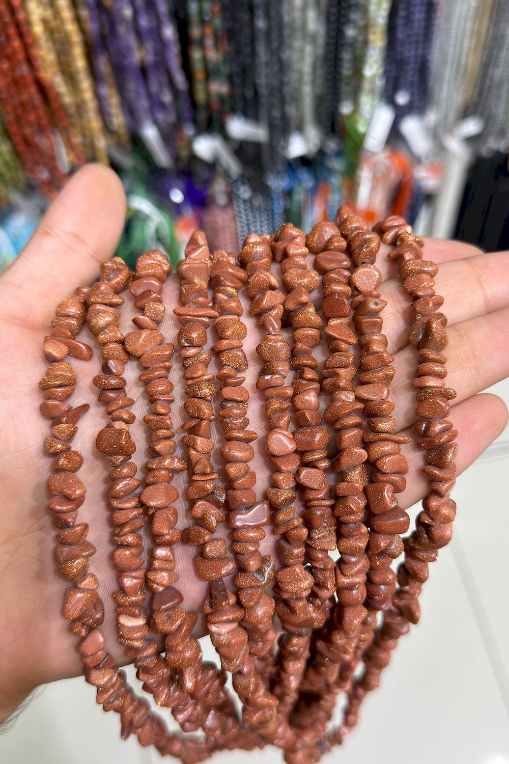 Yıldız Kırık Taş Orta Boy Parlak 5x8mm Doğal Taş Dizi