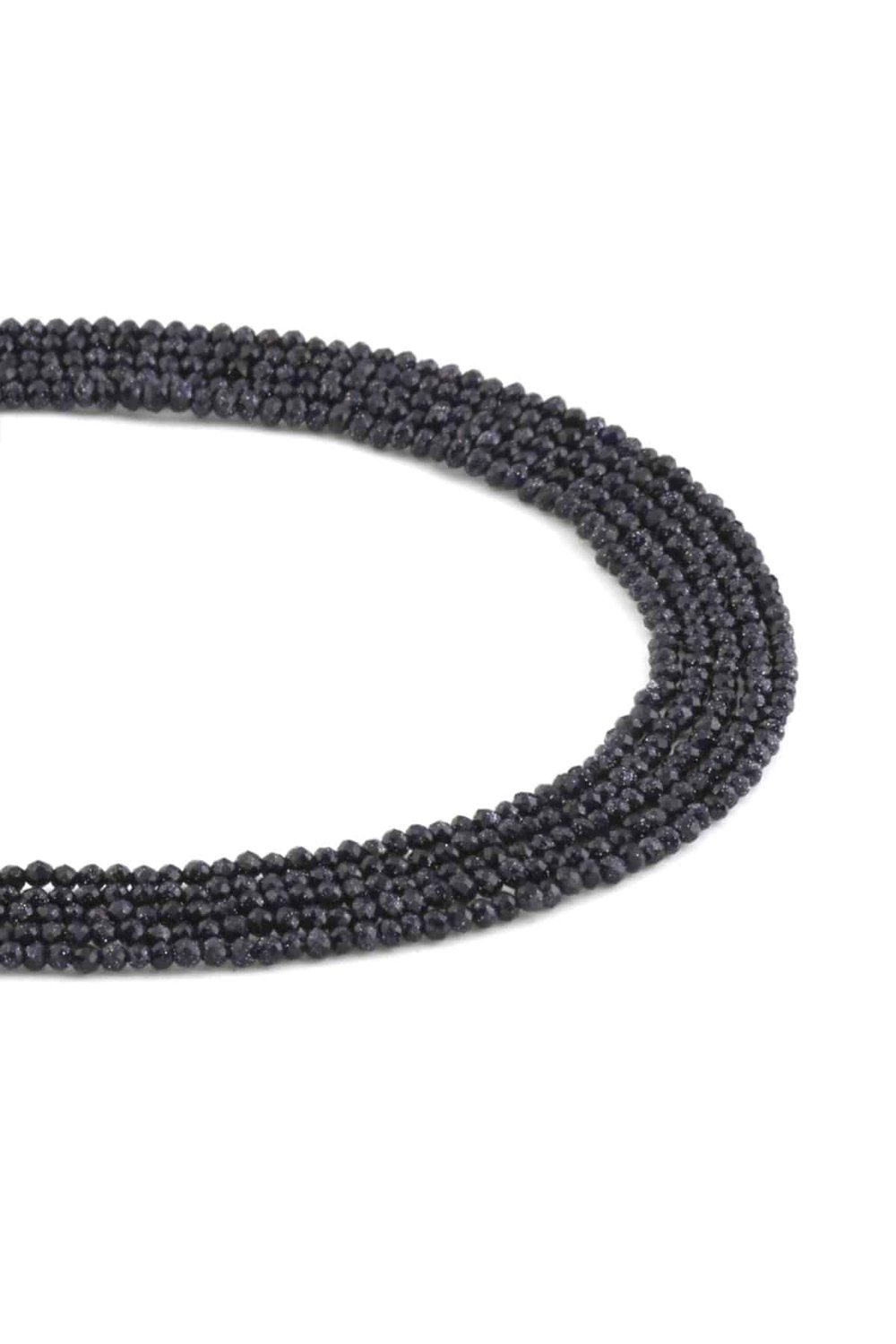 Star Stone Natural Stone Globe Globe Crystal Cut 2mm String Of Beads
